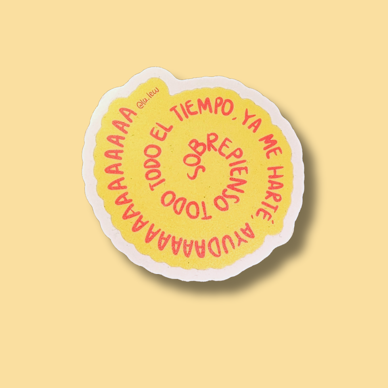Sticker Sobrepienso