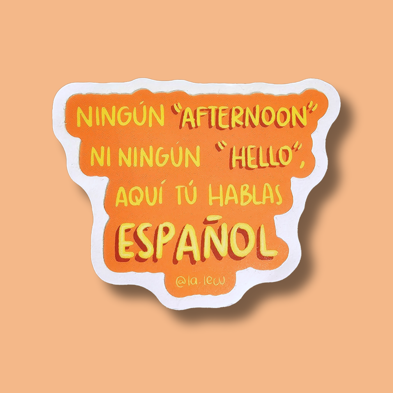 Sticker Habla Español