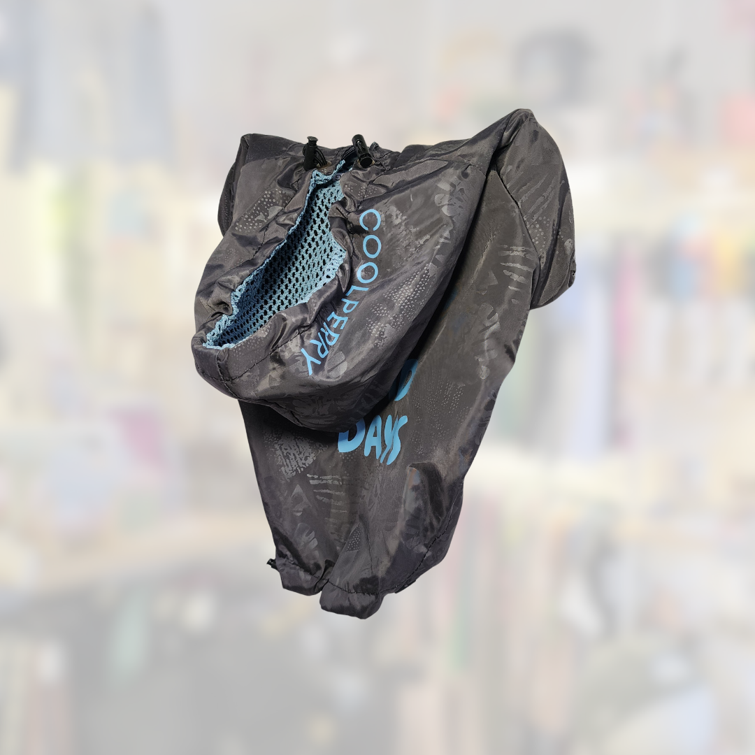 Impermeable NO BAD DAYS Gris para Perrito