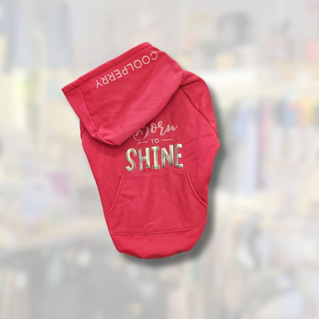 Sudadera Born To Shine Rosa Para Perrito