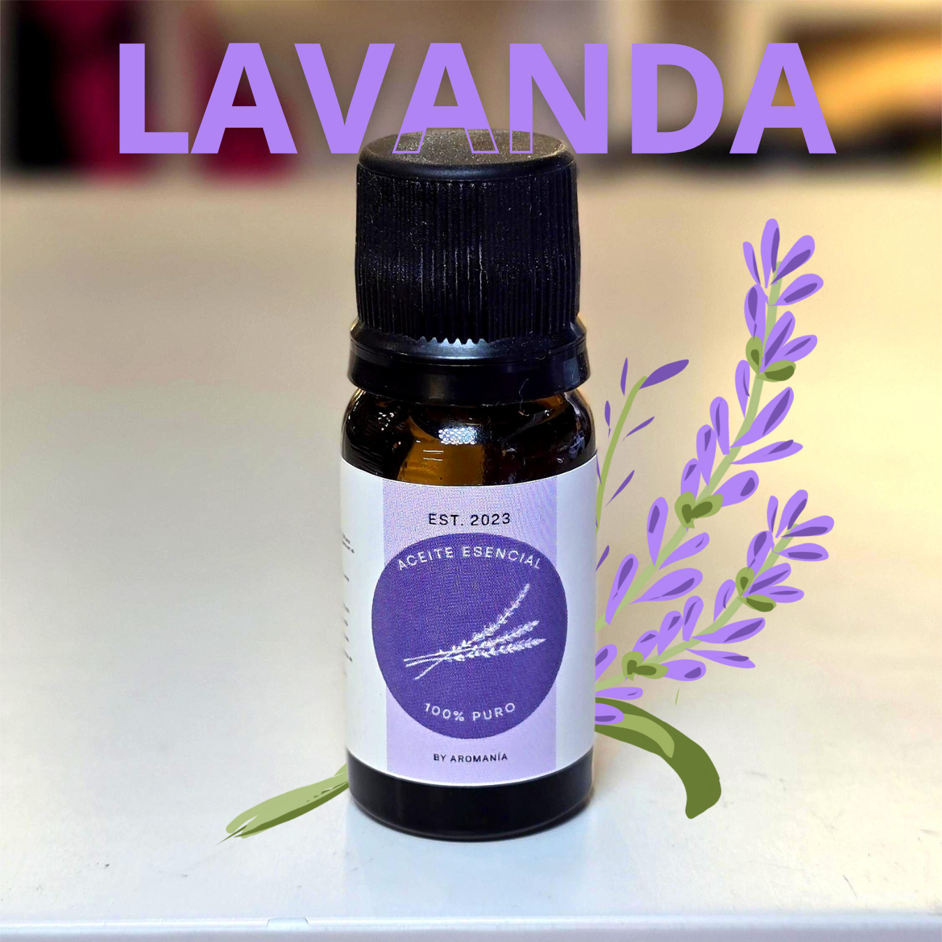 Aceite Esencial Lavanda Para Difusor - 10ml