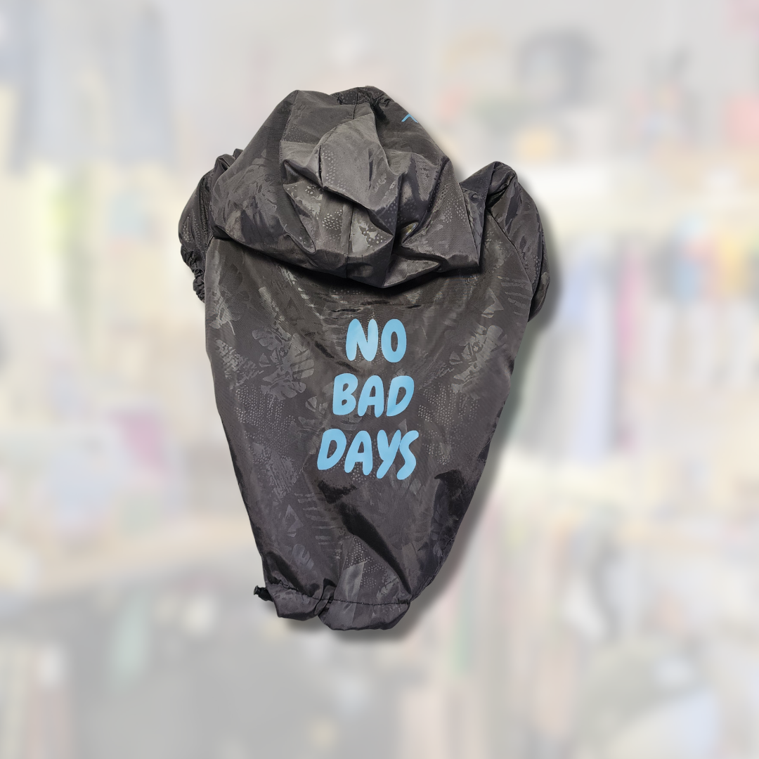 Impermeable NO BAD DAYS Gris para Perrito