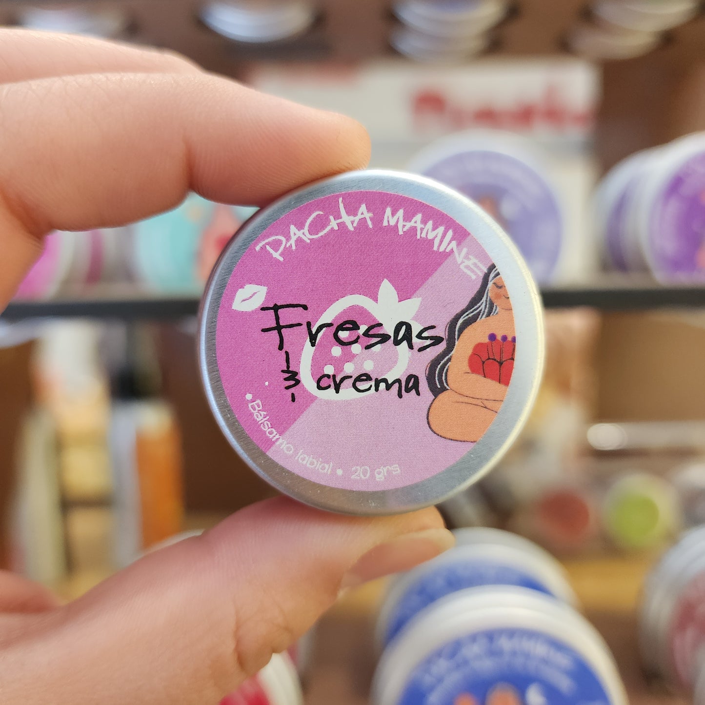 Bálsamo Labial FRESAS CON CREMA
