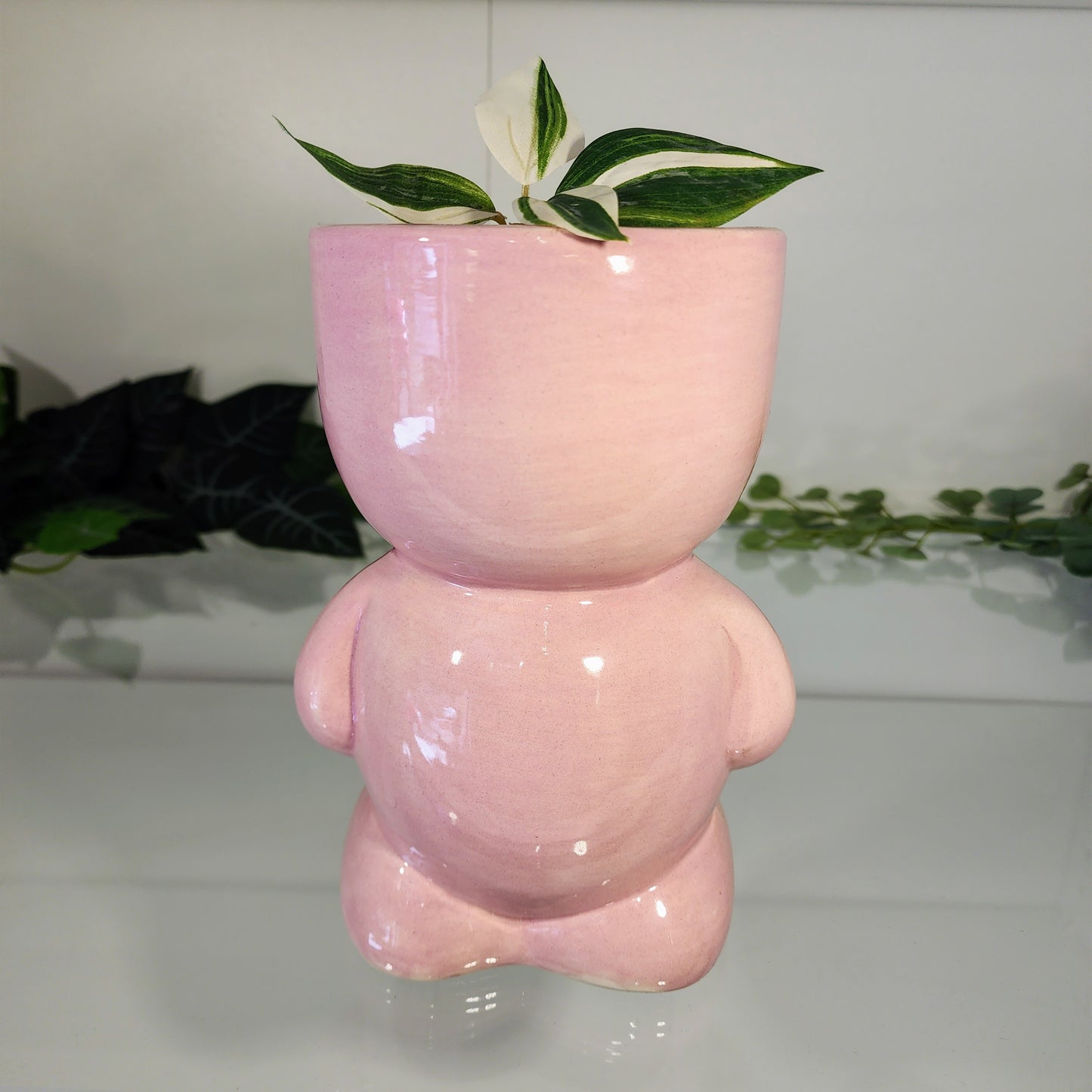 Maceta Humanito Gordito Rosa