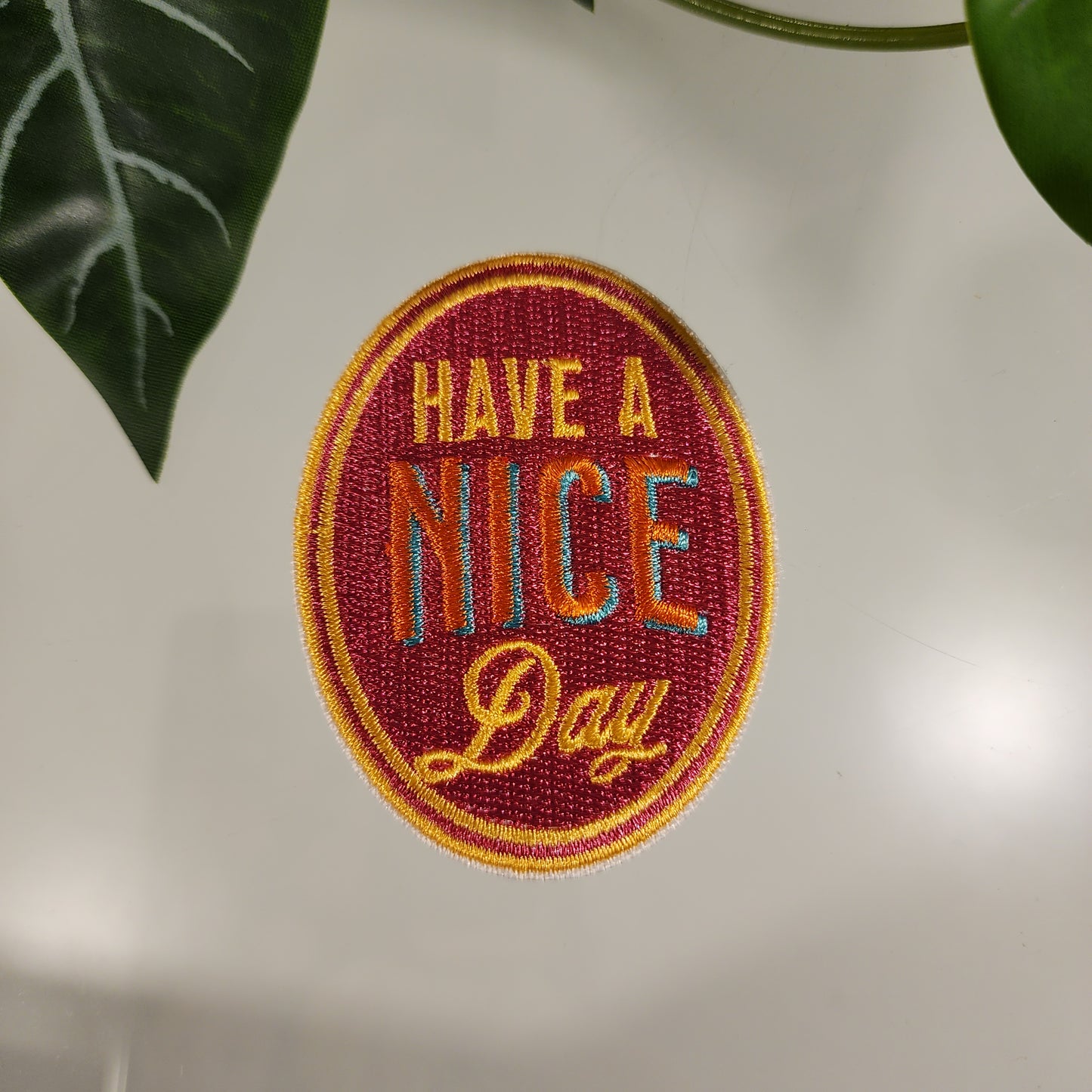 Parche bordado “Have a Nice Day”