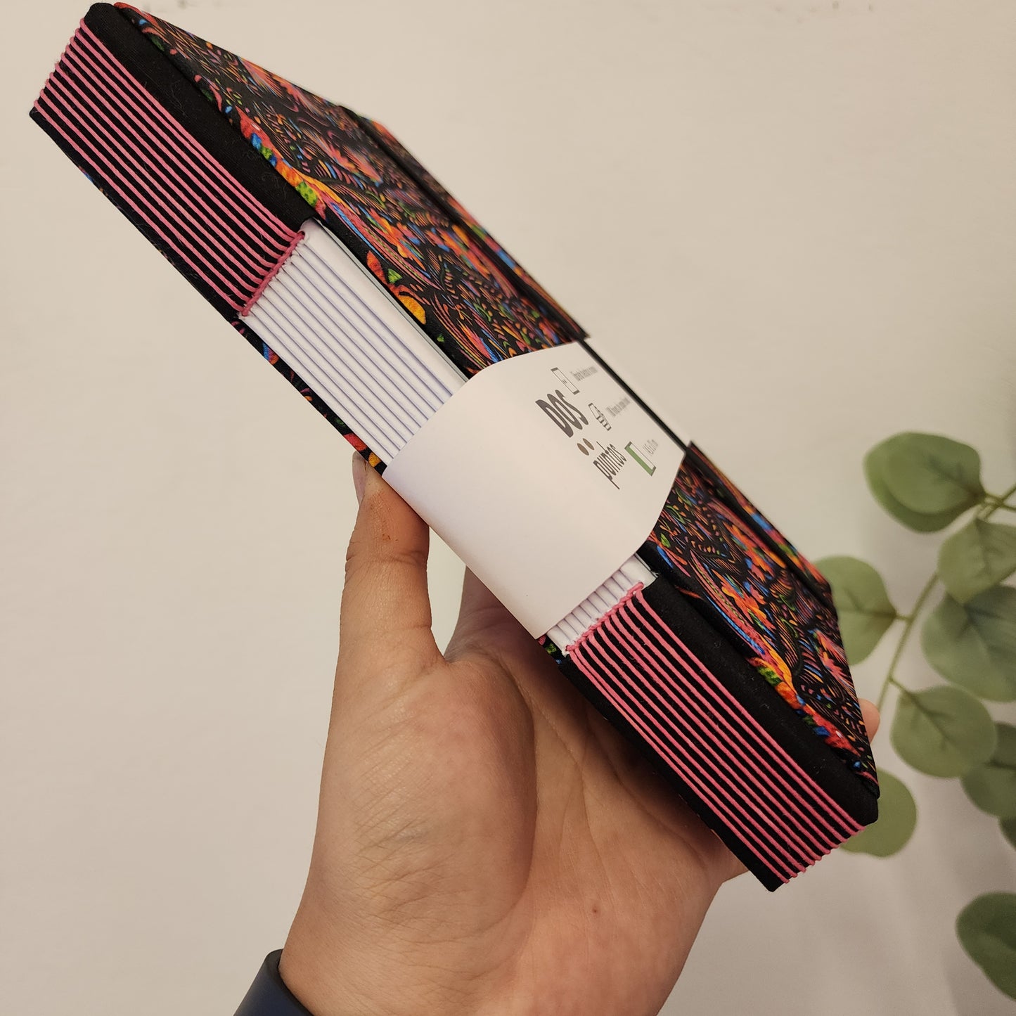 Libreta Colibrí Colores Negra