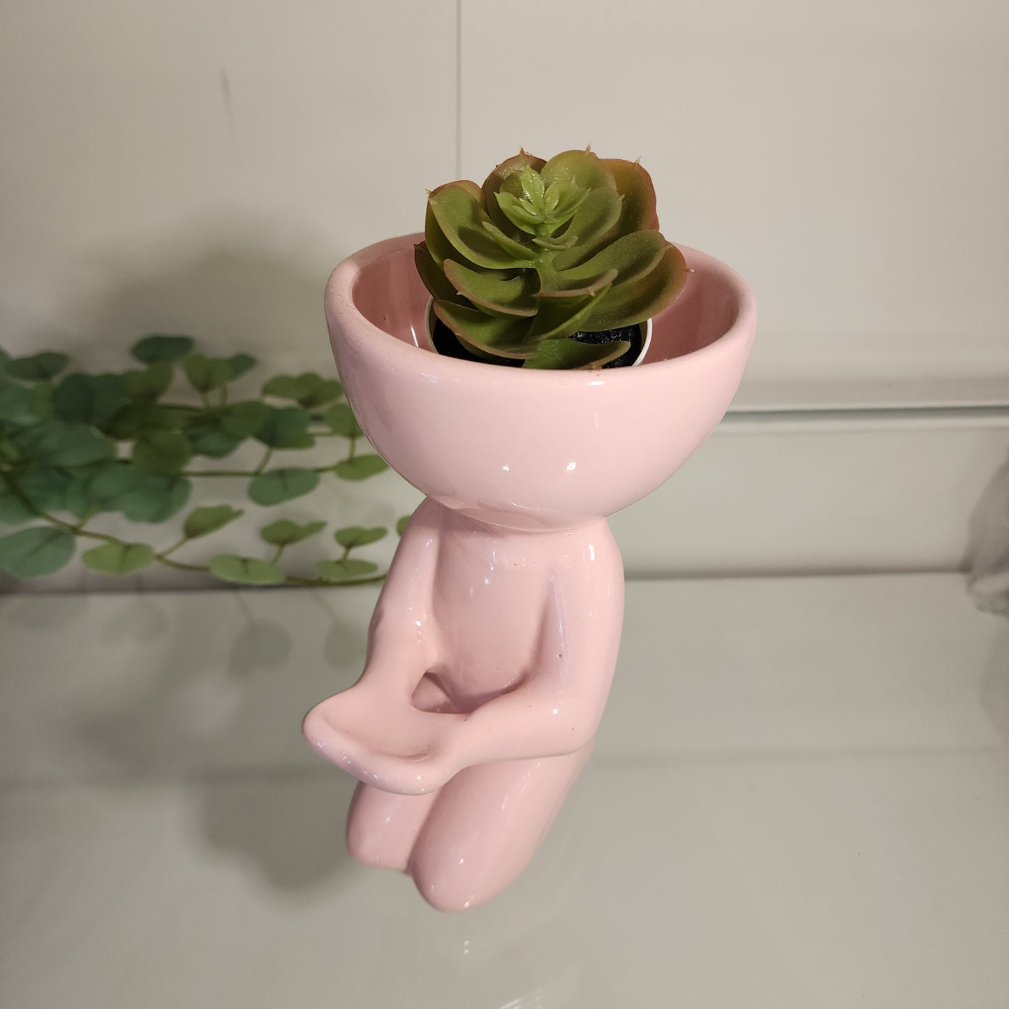 Maceta Señorita Rezando