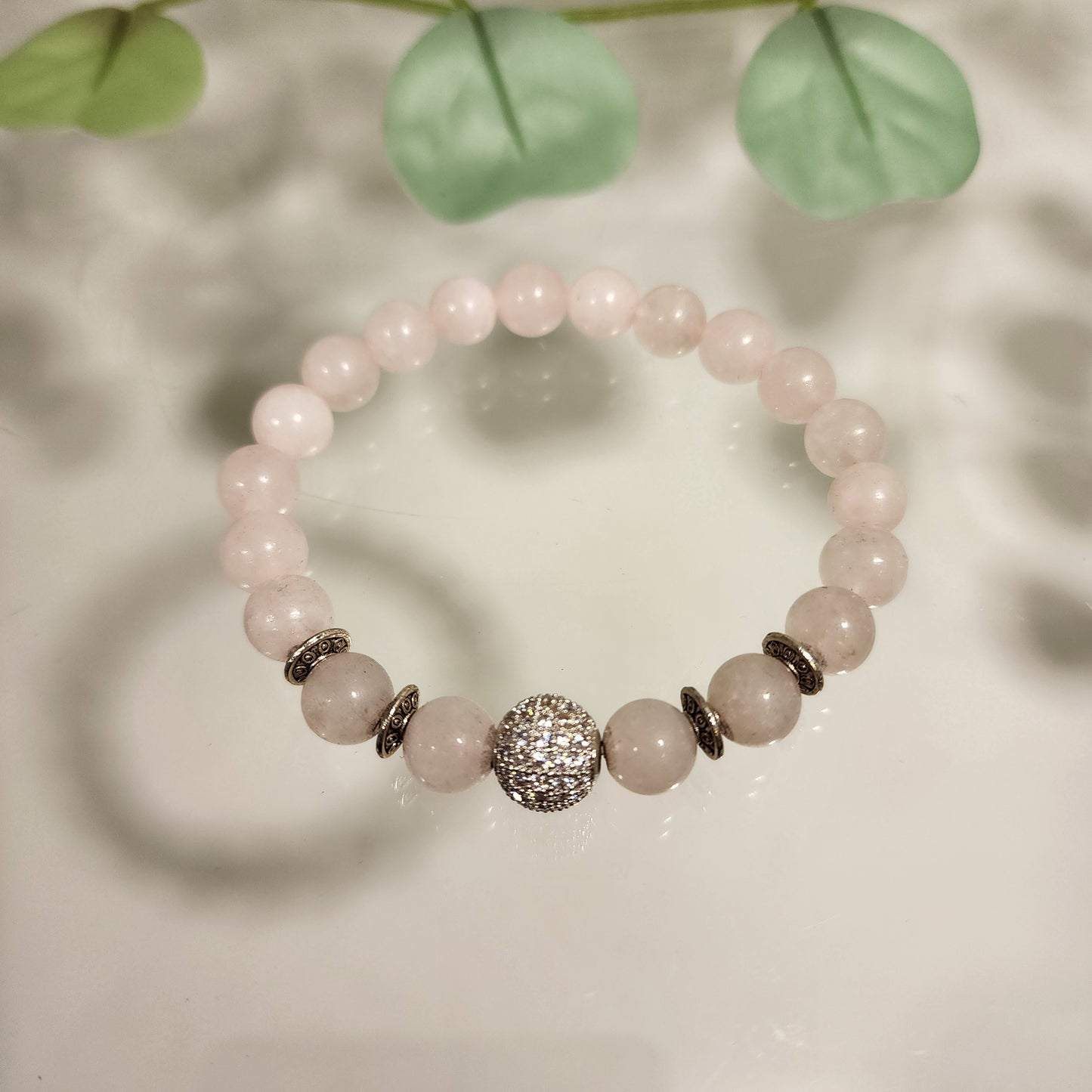 Pulsera Cuarzo Rosa