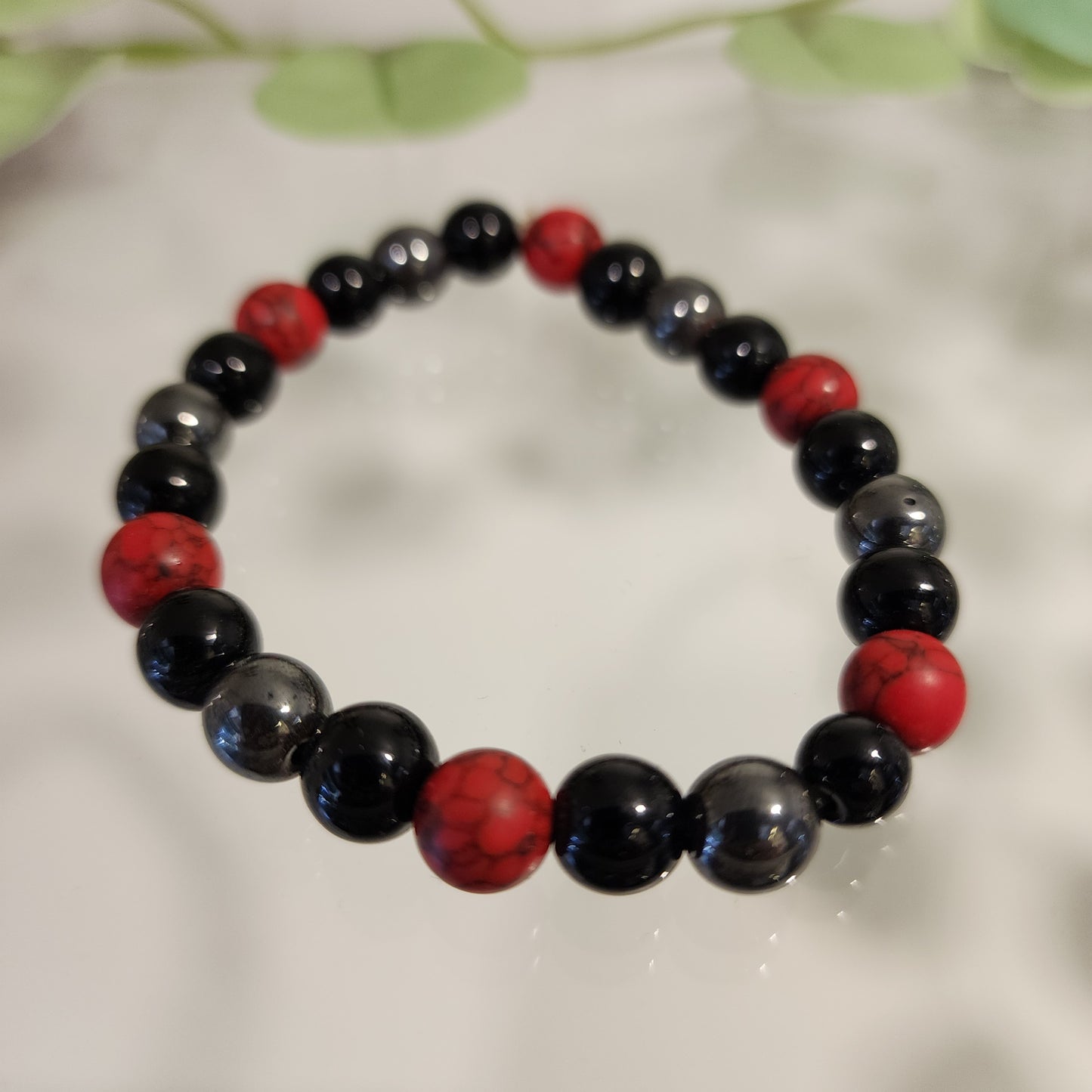 Pulsera Jaspe - Onix y Hematita