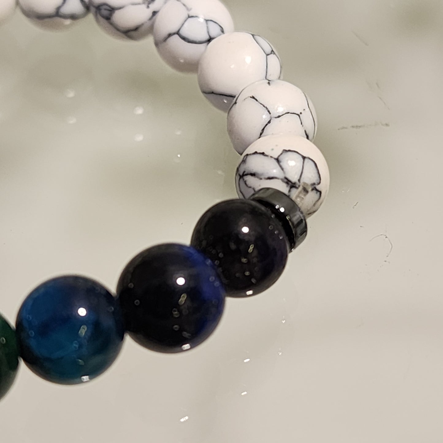 Pulsera Chakras - Howlita