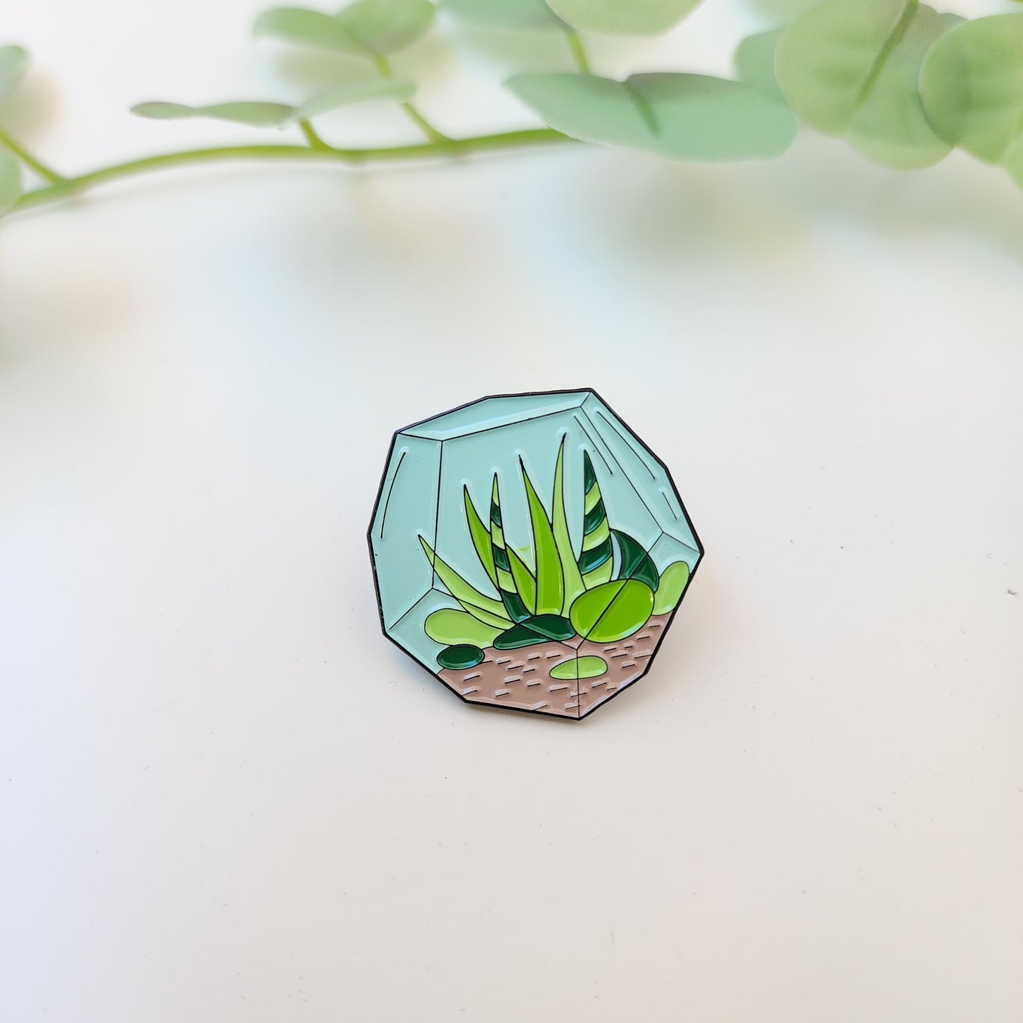Pin Terrario Agua
