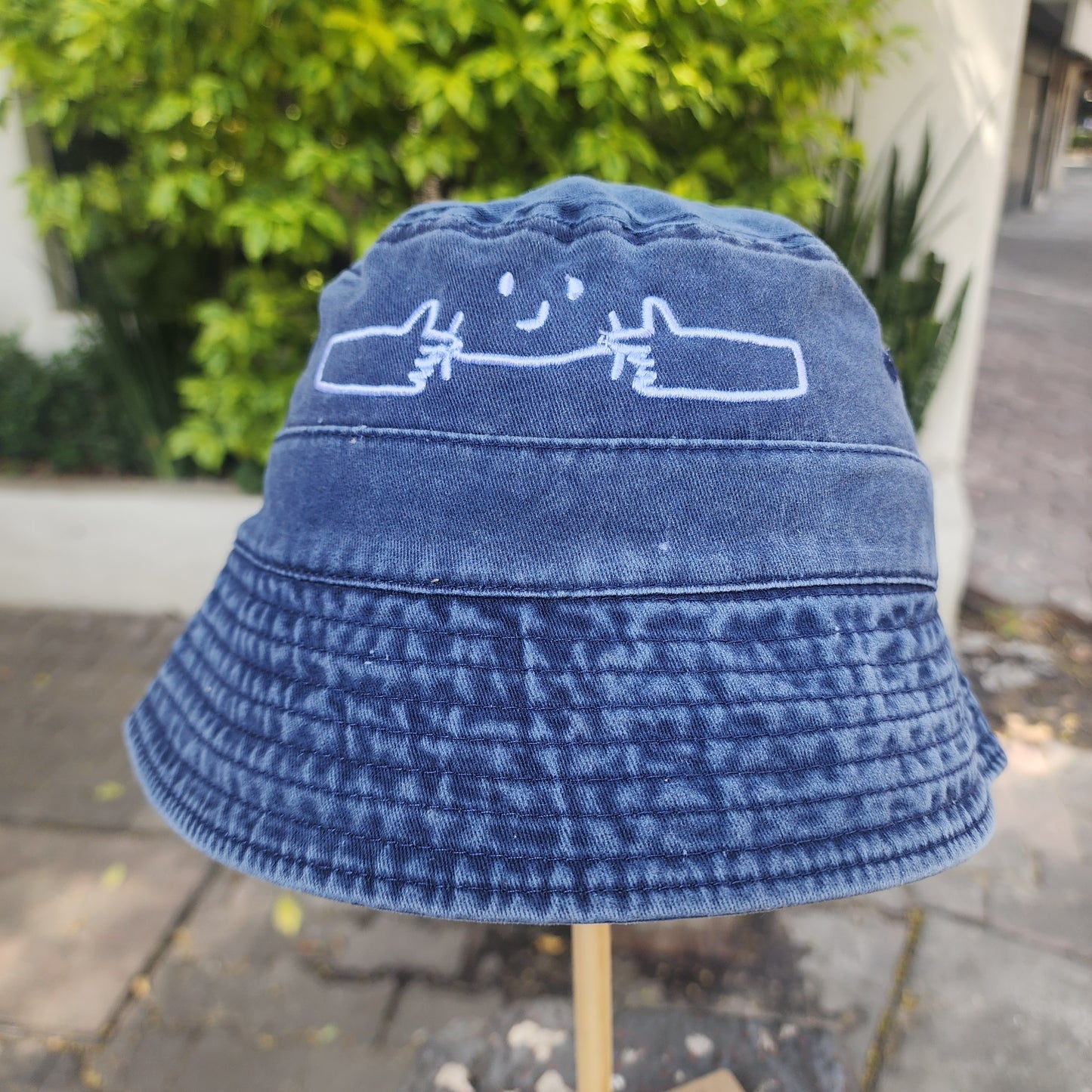 Bucket Hat Smile Rosa