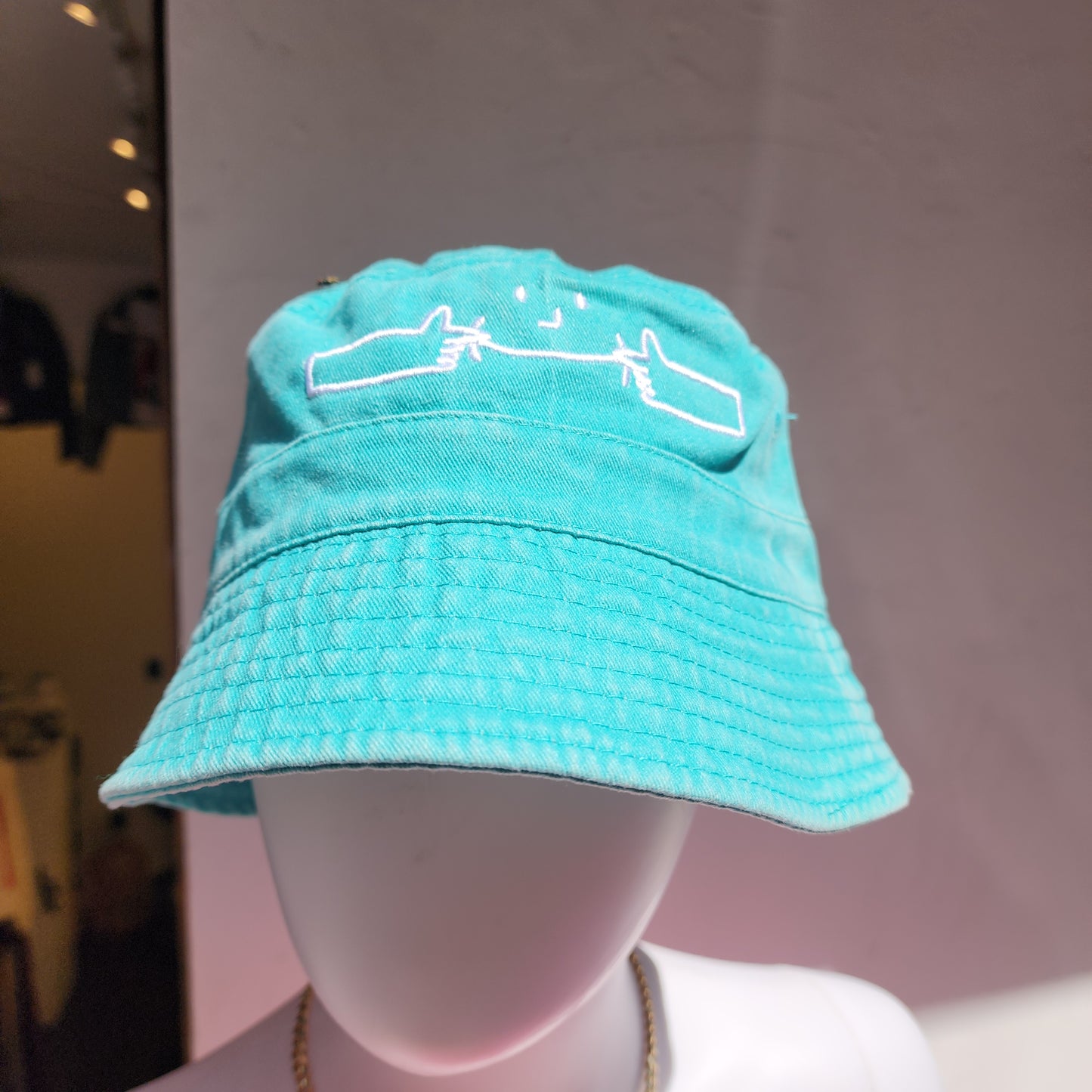 Bucket Hat Smile Rosa