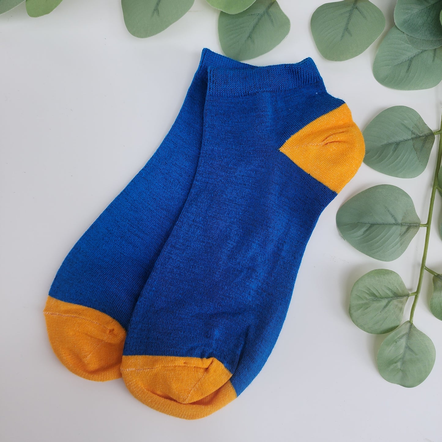 Calcetas “Azul mostaza” 💙✨