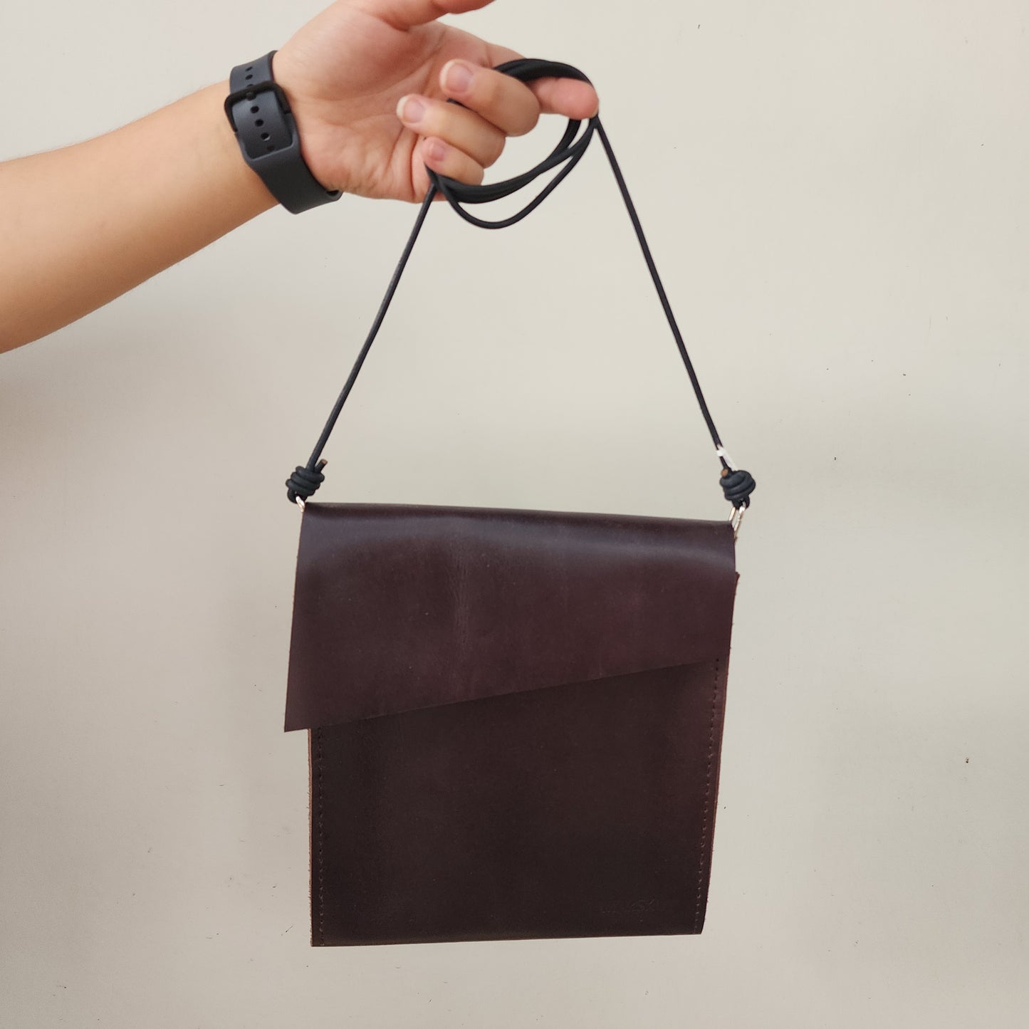 Crossbody de Piel Cafe Obscuro