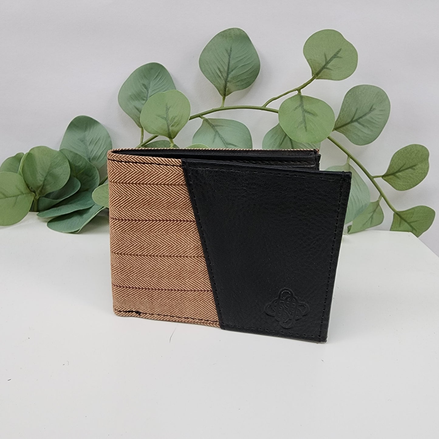 Cartera Horizontal Rayas Cafe claro