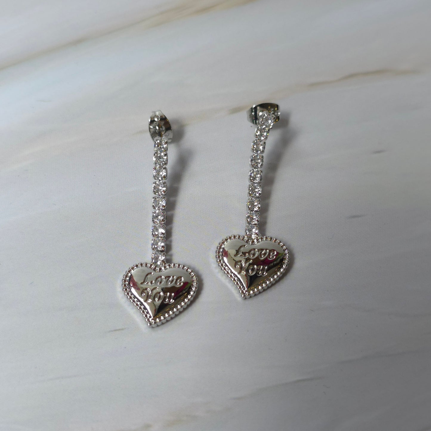 Aretes Corazon Love