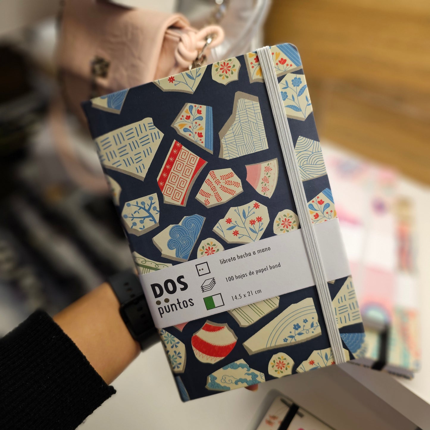 Libreta Ceramica a Rayas