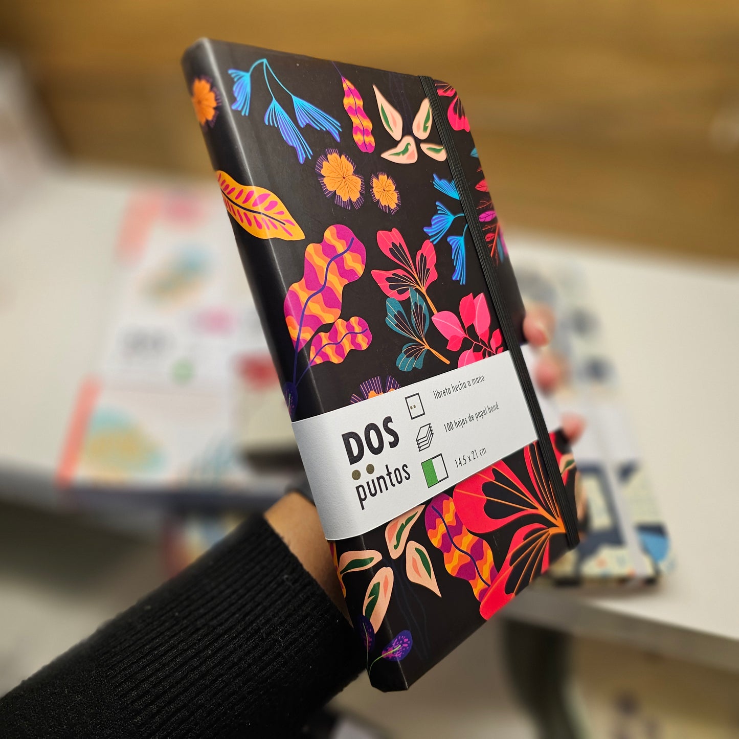 Libreta Hojas Colores