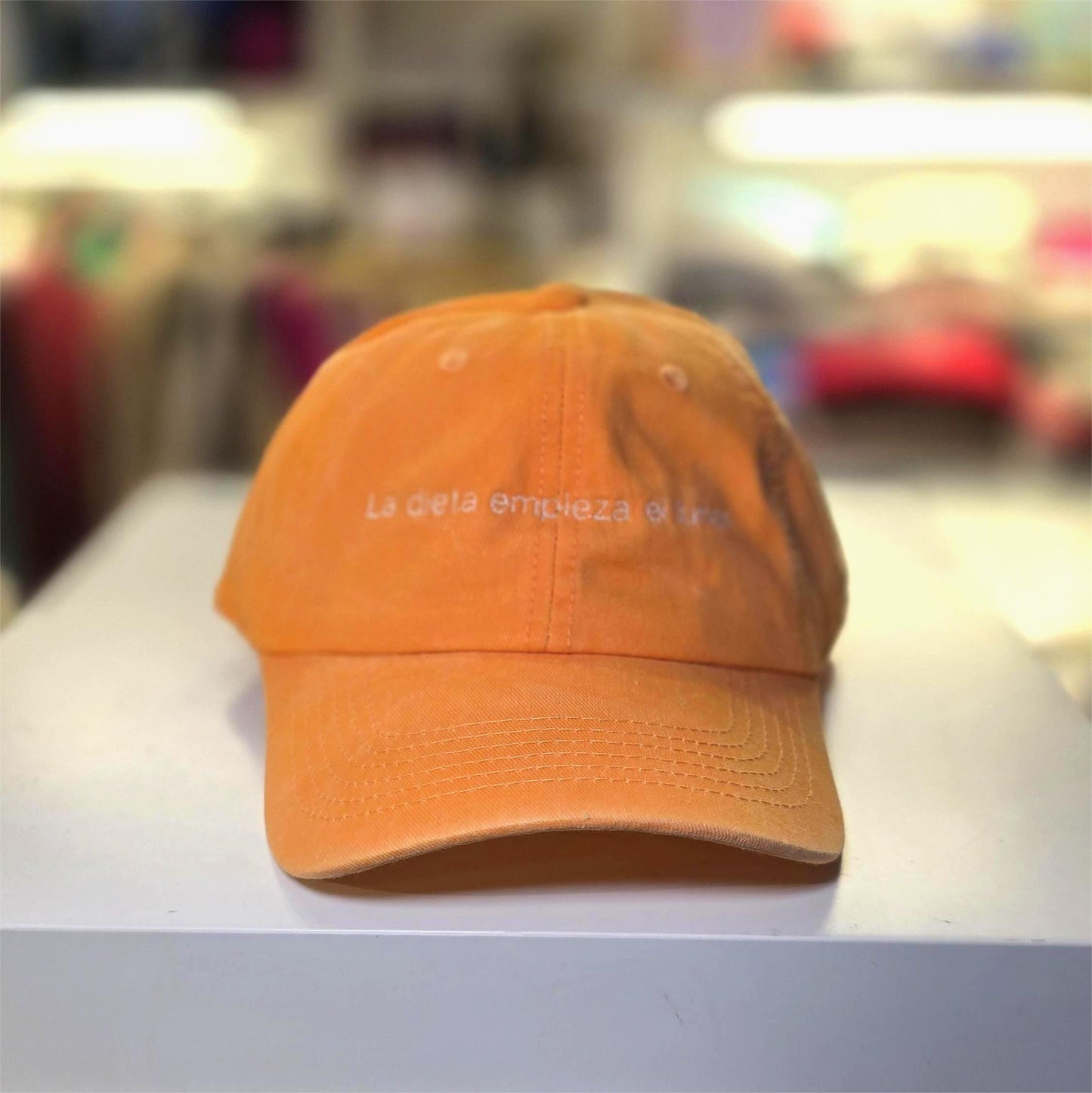 Gorra "La dieta empieza el lunes"