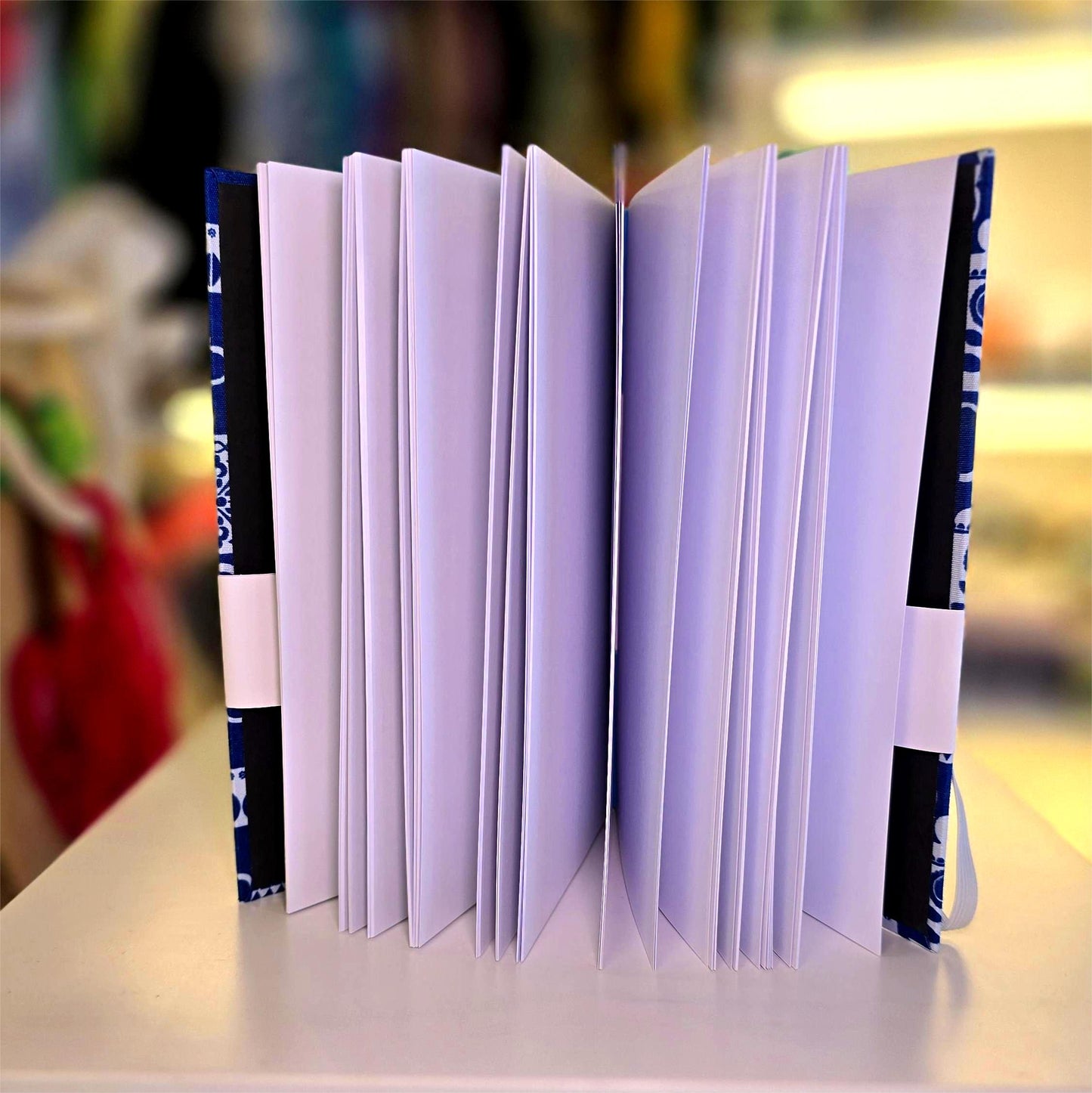 Libreta Tazas Azul | Hojas Blancas