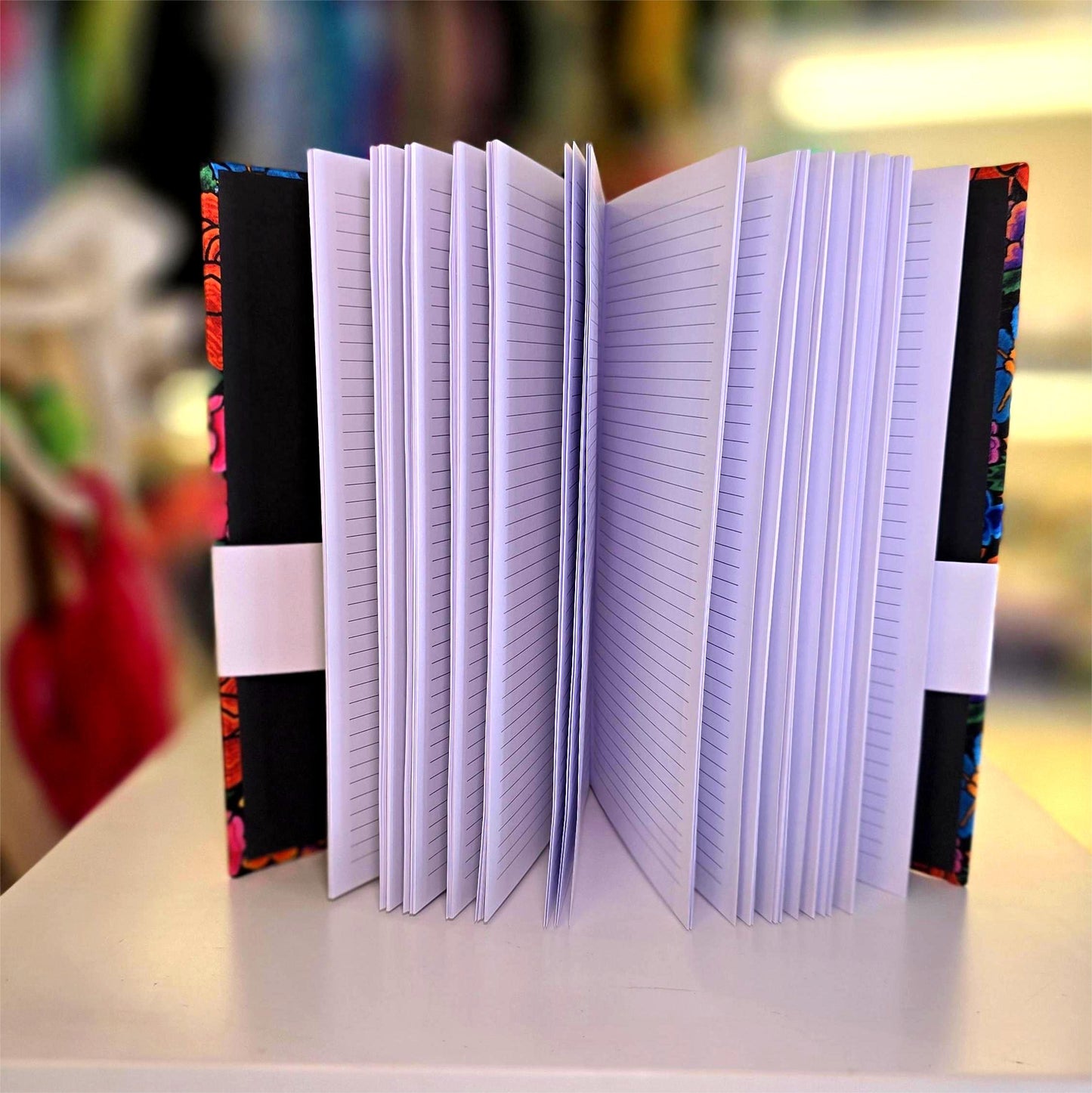 Libreta Flores Colores | Hojas Rayadas
