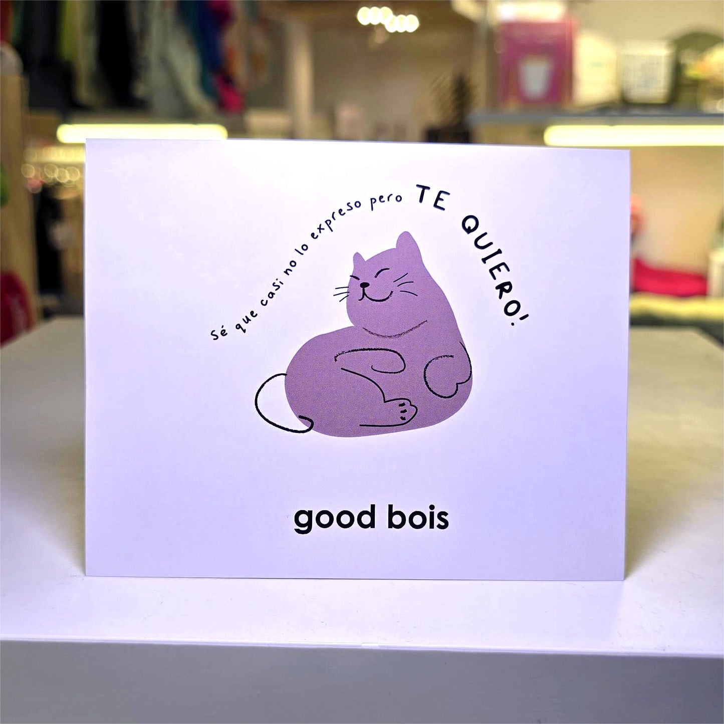 Ilustracion "Sé que casi no lo expreso pero TE QUIERO"