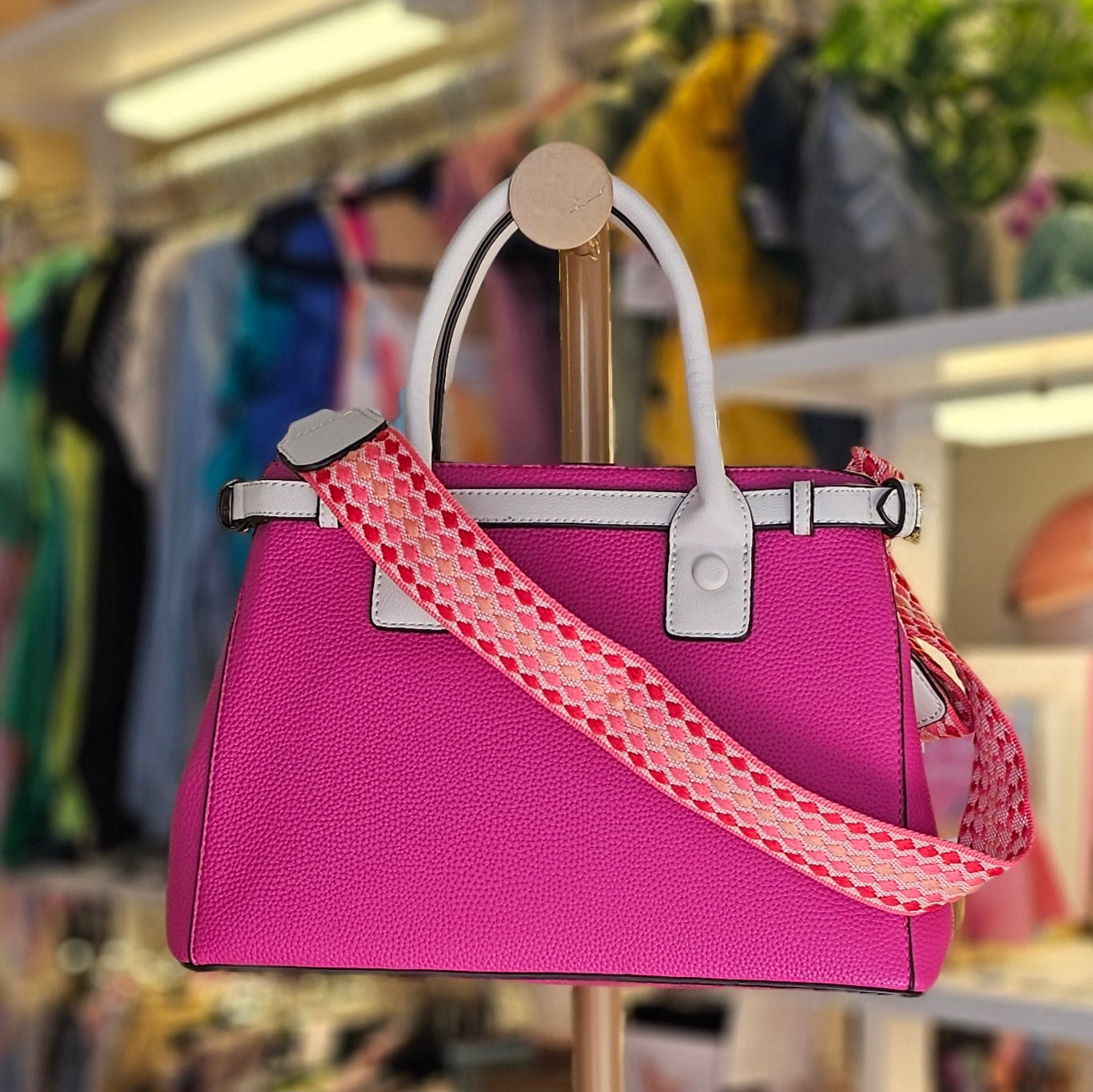 Bolsa de Mano Rosa