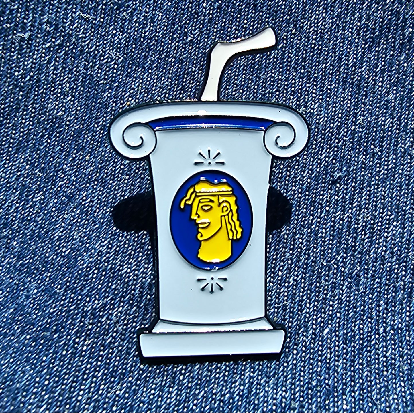 Pin "Esta Usando Su Mercancia"