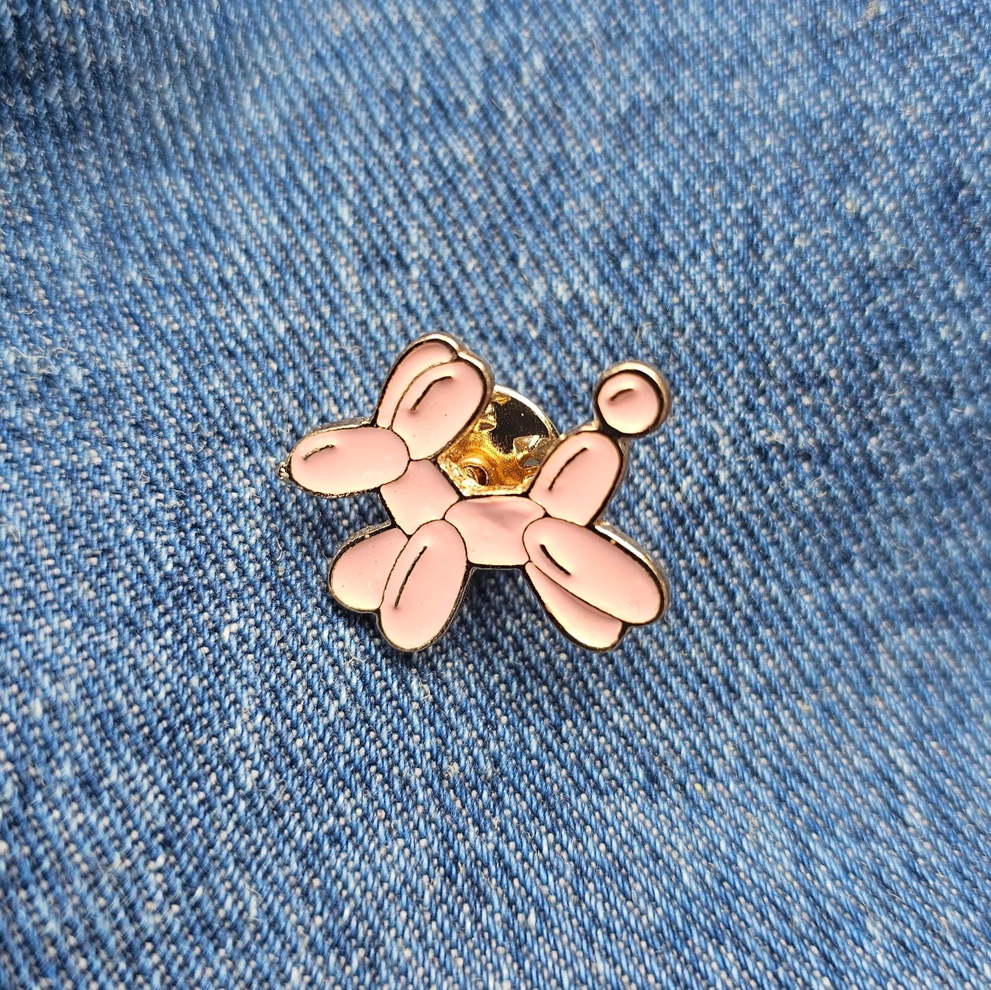 Pin Perro Globo Rosa