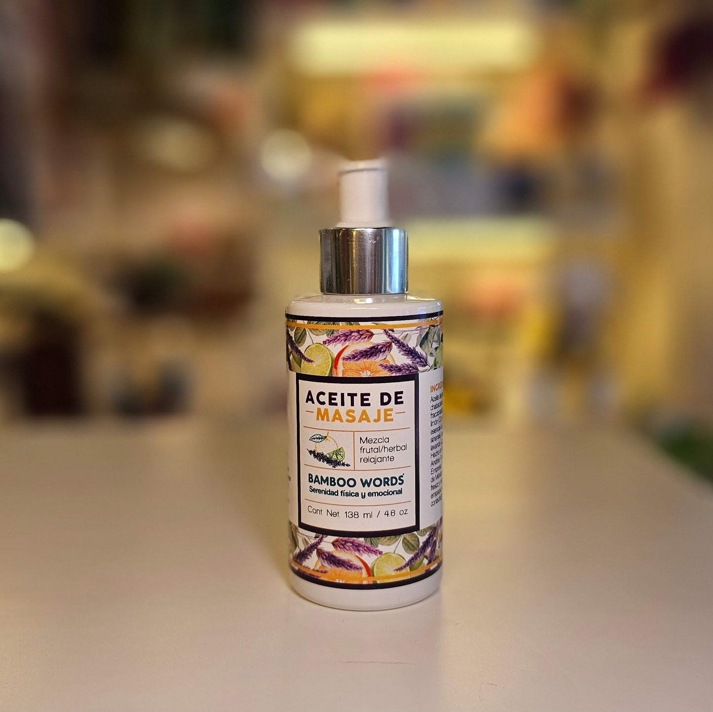 Aceite de Masaje Equilibra y Renueva Lavanda