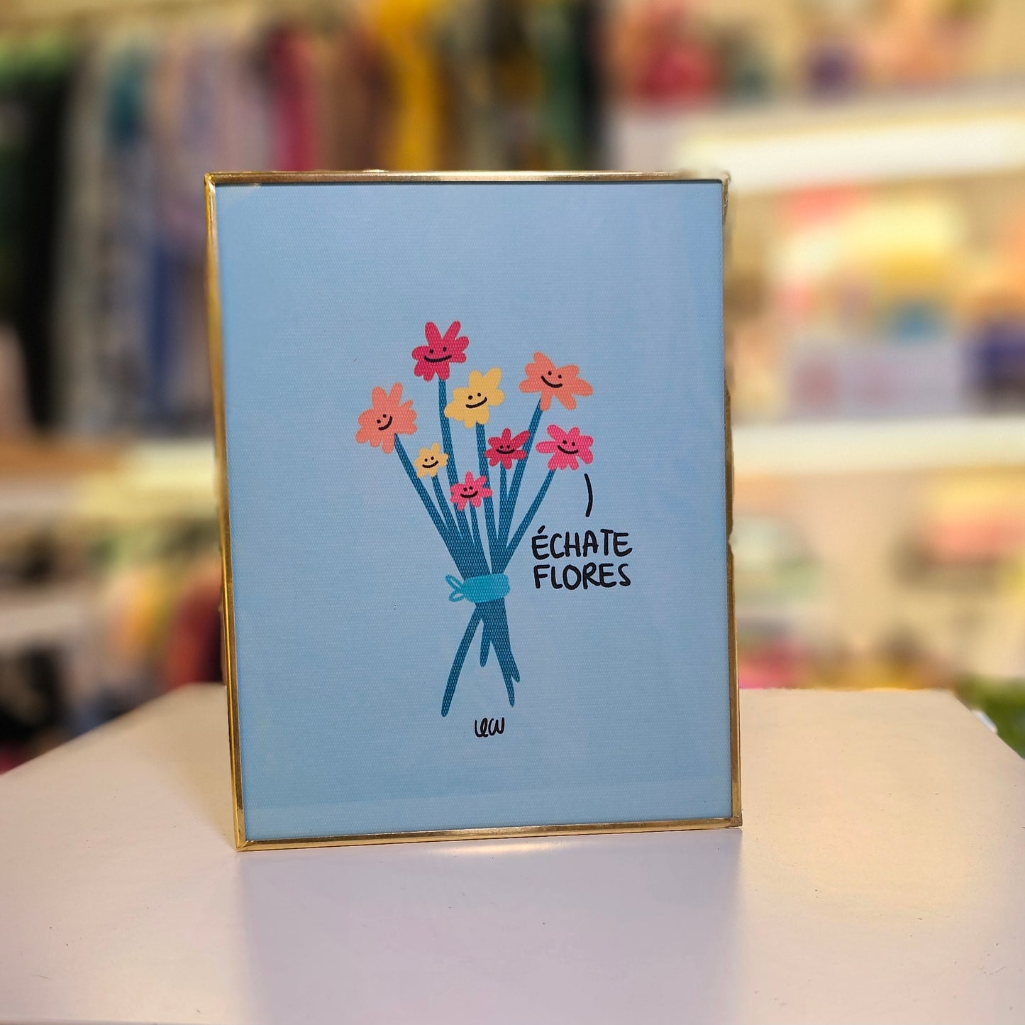 Cuadro Échate Flores