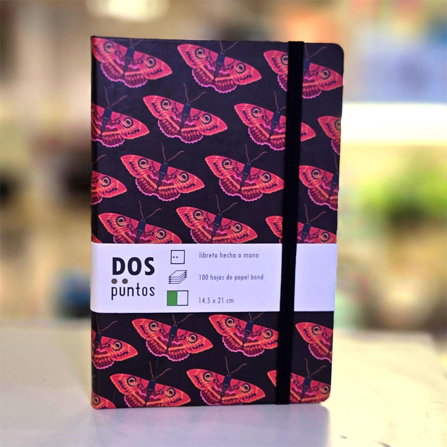 Libreta Mariposas Rosas Hojas Rayadas