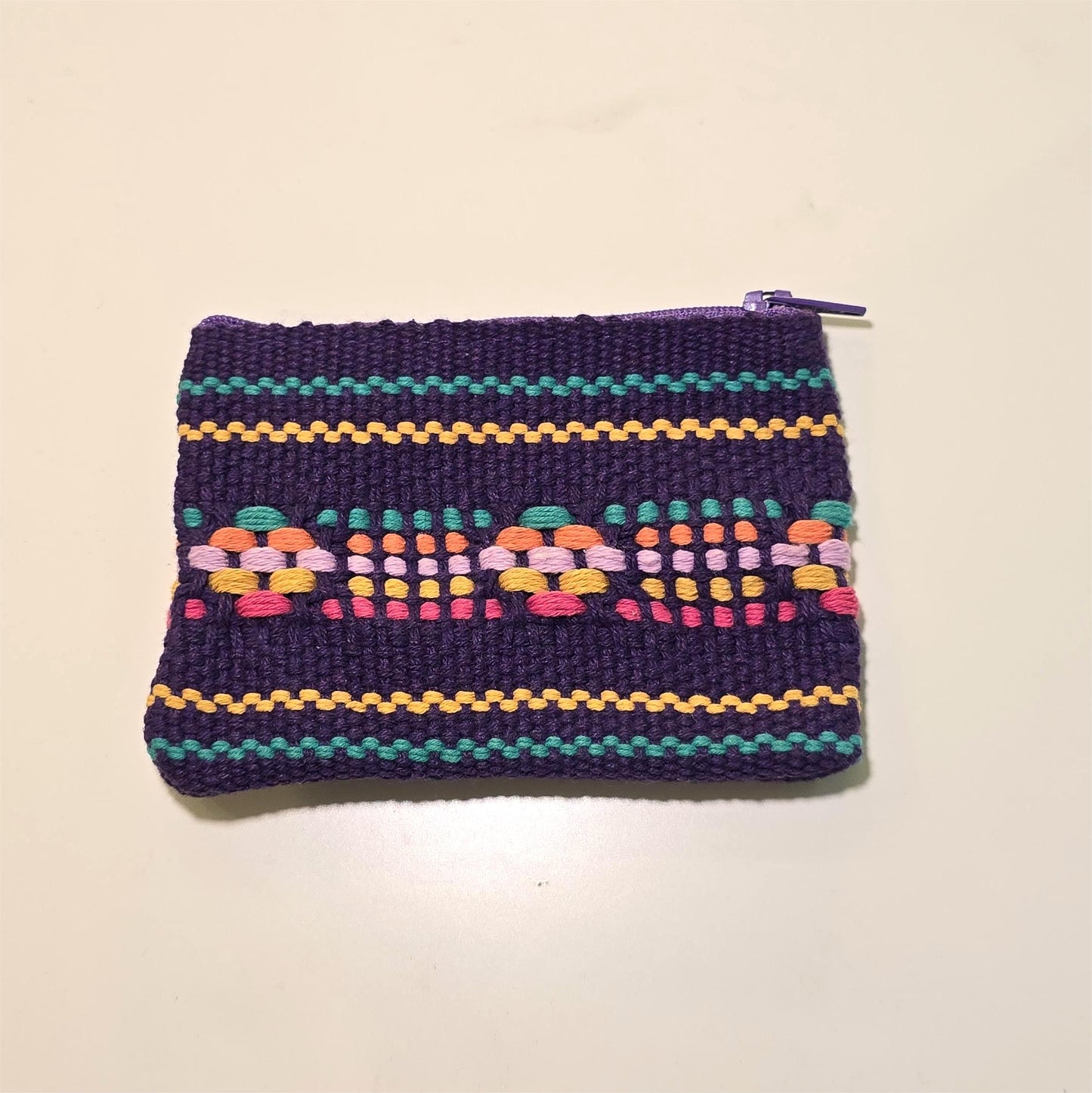 Monedero Artesanal de Oaxaca - Morado Colores