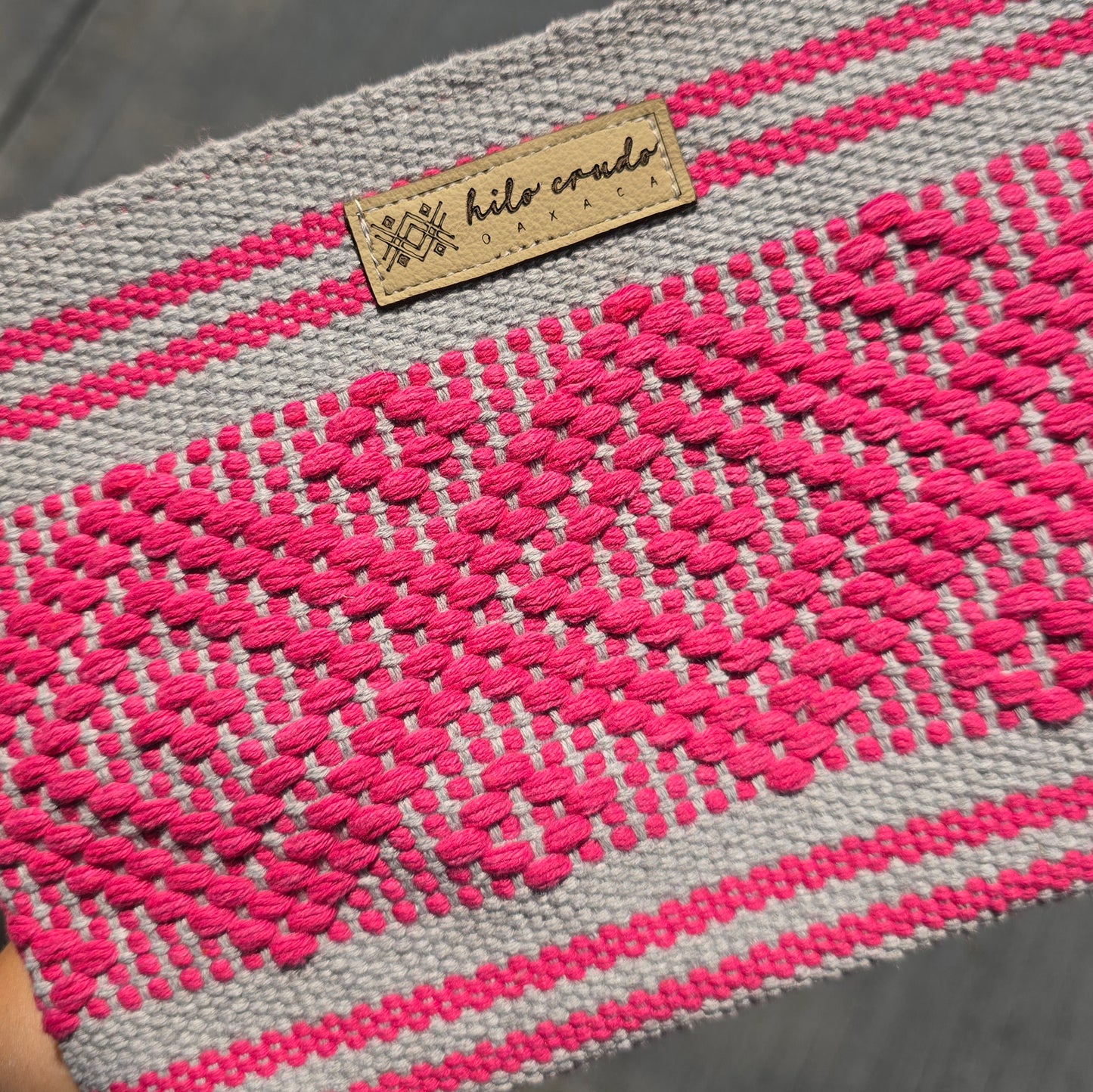 Cosmetiquera Multifuncional Artesanal de Oaxaca Piedra Rosa