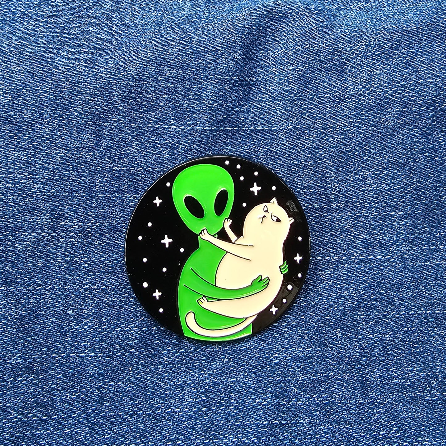 Pin Gato - Alien