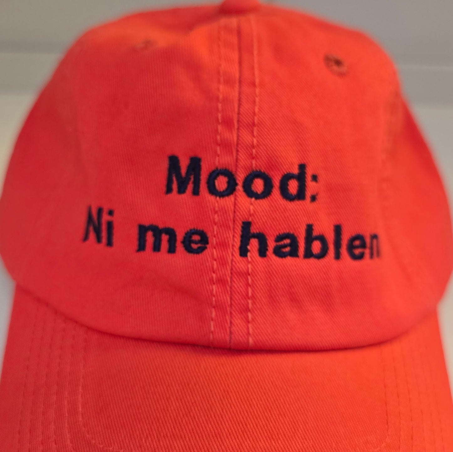 🔥 Gorra “Mood: ni me hablen”