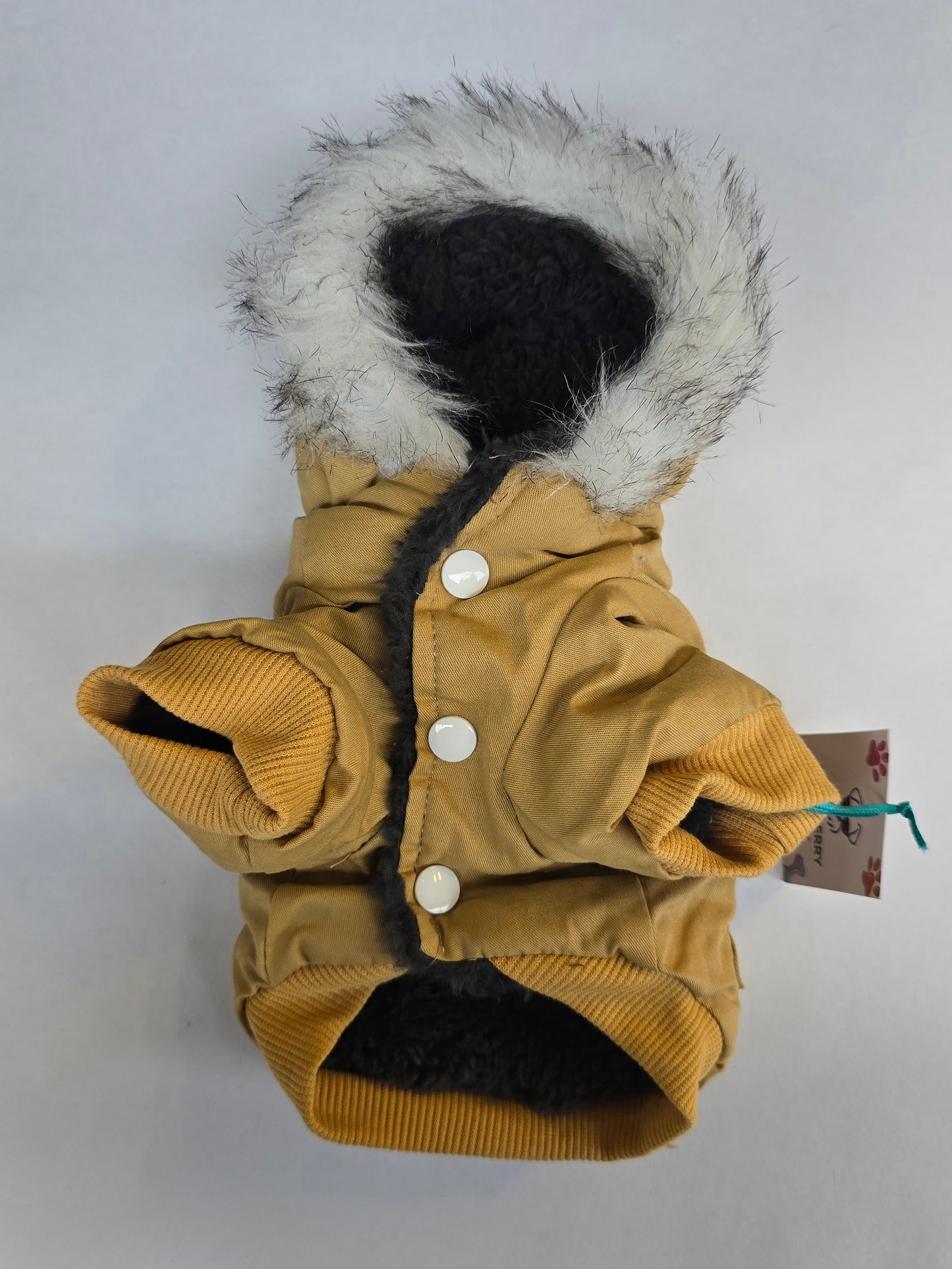 🐻 Chamarra tipo parka camel