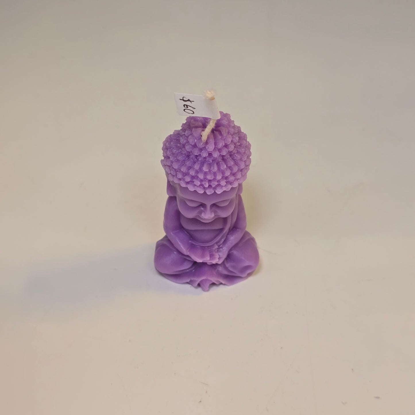 🧘♂️ Vela mini Buda – Posición de meditación - Lila