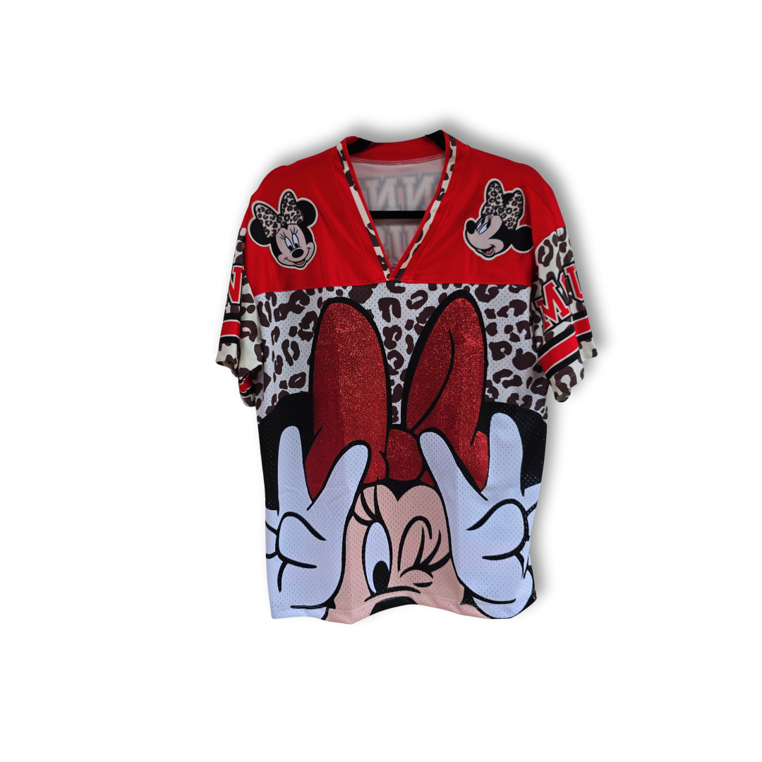 Jersey Unisex Minnie Animal Print