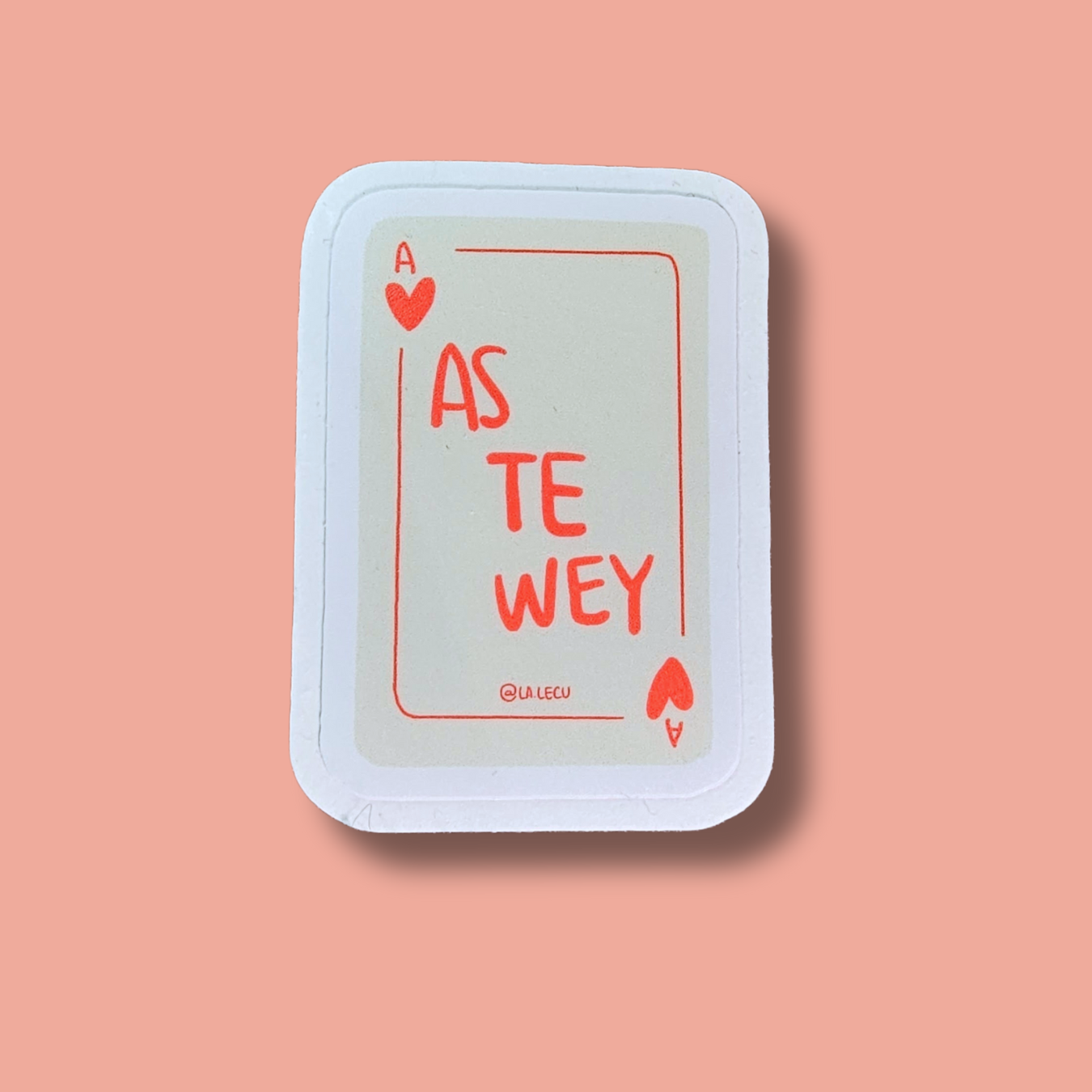Sticker As Te Wey