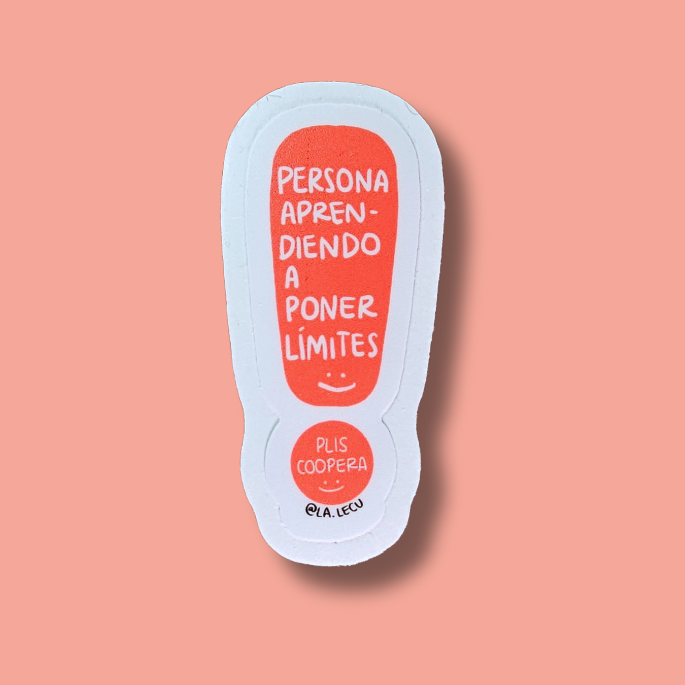 Sticker Persona Aprendiendo a Poner Limites