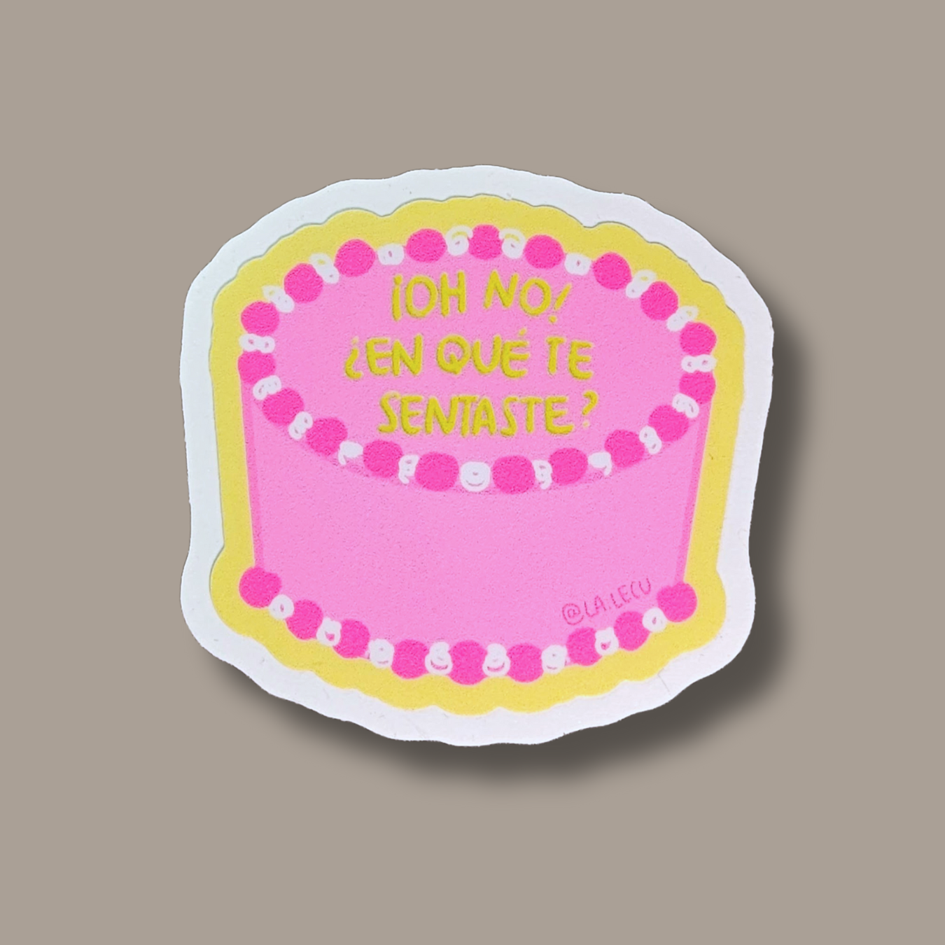 Sticker En qué te sentaste