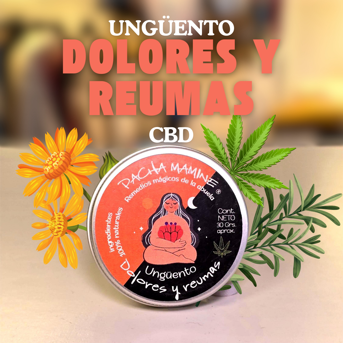 Ungüento DOLORES Y REUMAS CBD