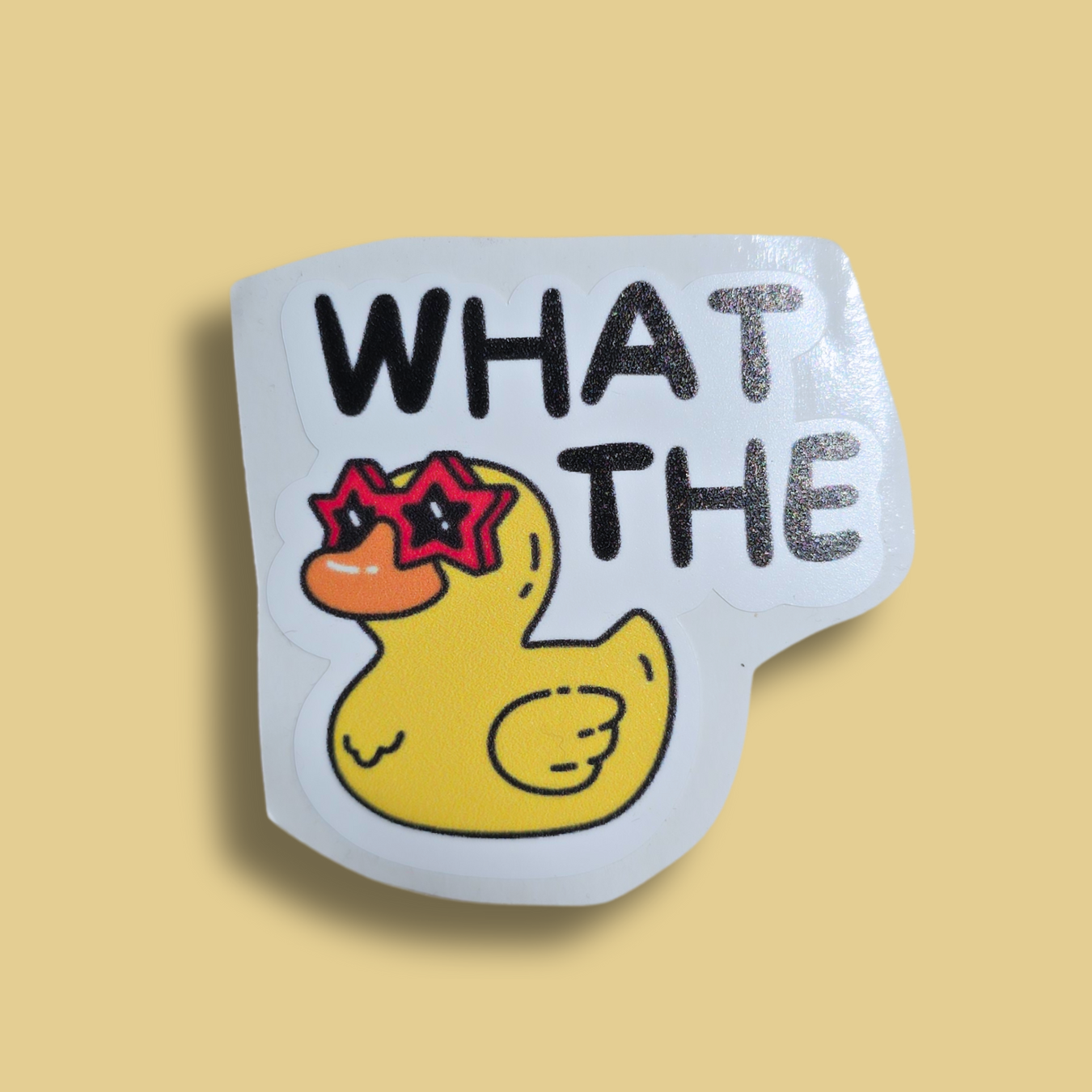 Sticker "What The Duck"