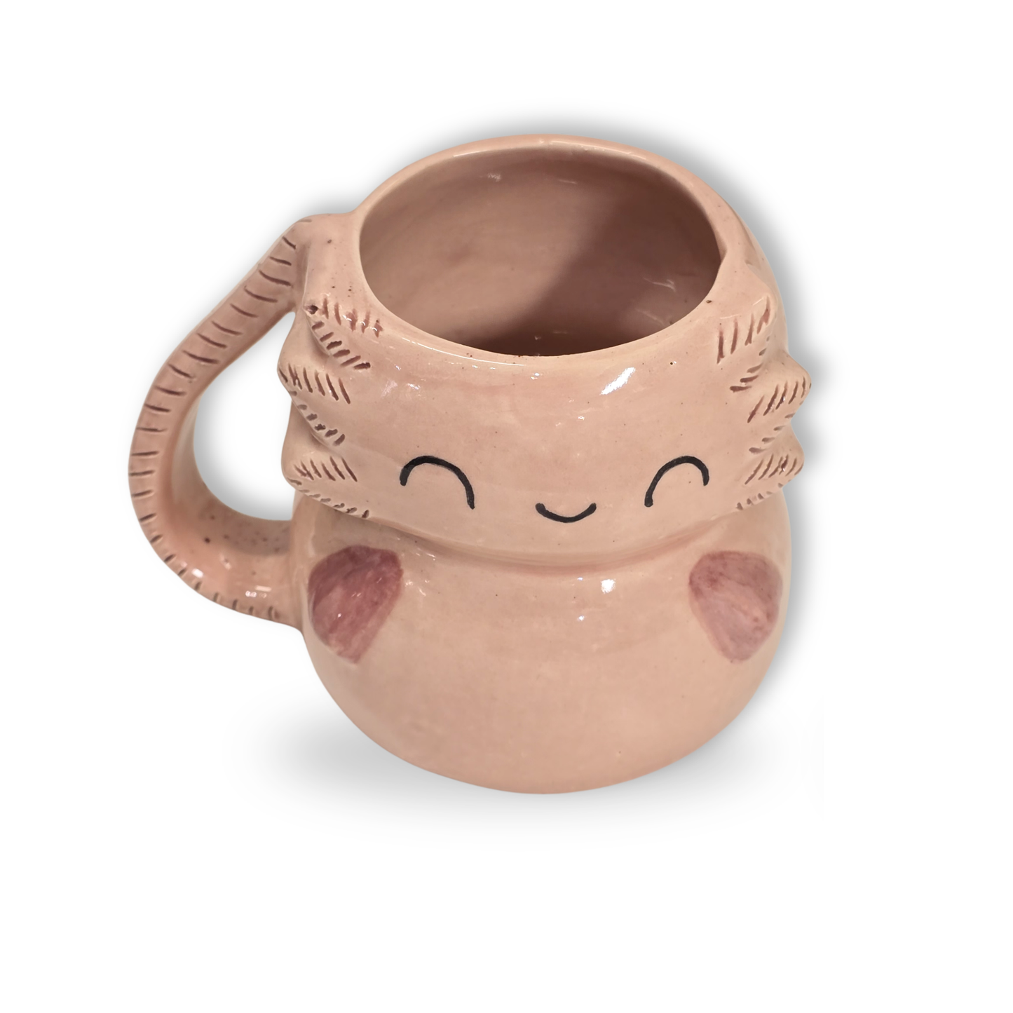 Taza Ajolotito Sonriente - Hecha a mano 🐾