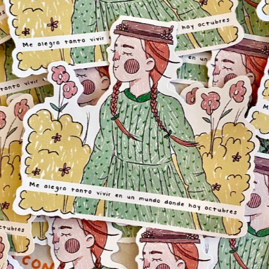 Sticker Me Alegra Tanto Vivir En Un Mundo Donde Hay Octubres