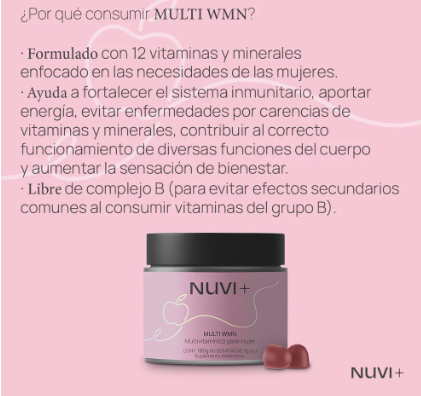 Gomitas MULTI WMN - Multivitamínico para mujeres