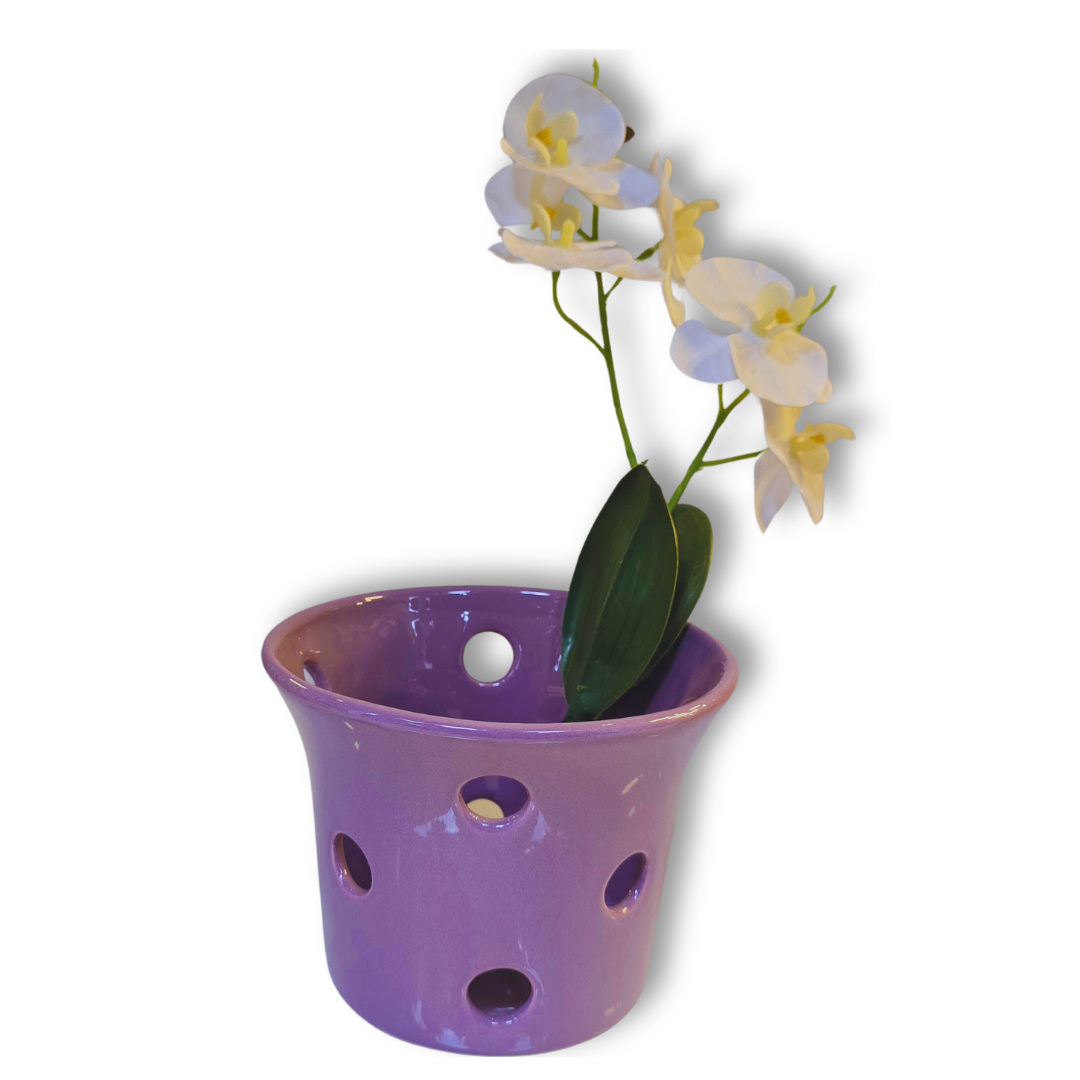 💜🌸 Maceta Cónica Lila – Suave, dulce y con un twist moderno