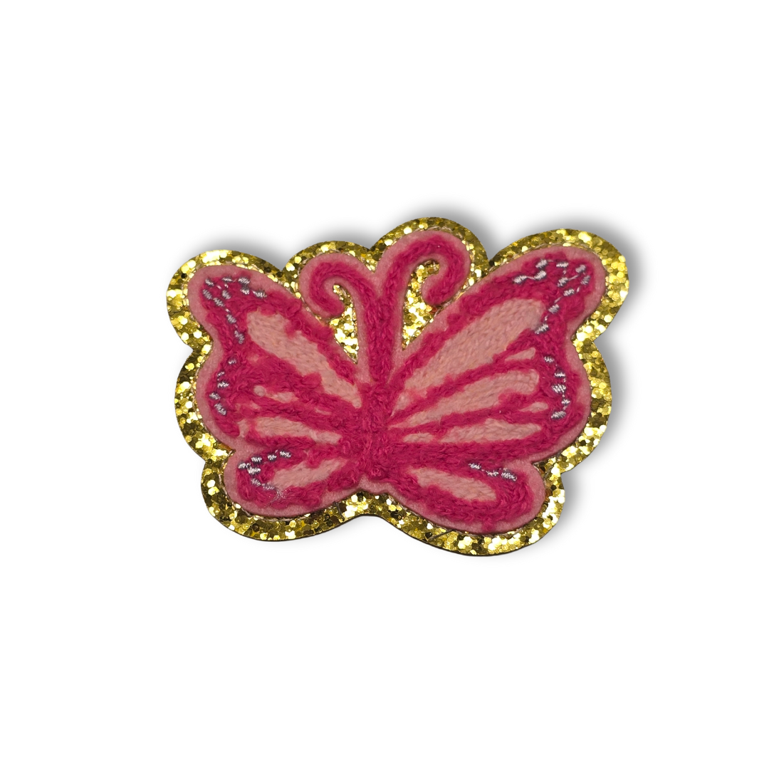🦋 Parche “Mariposa glitter rosa”